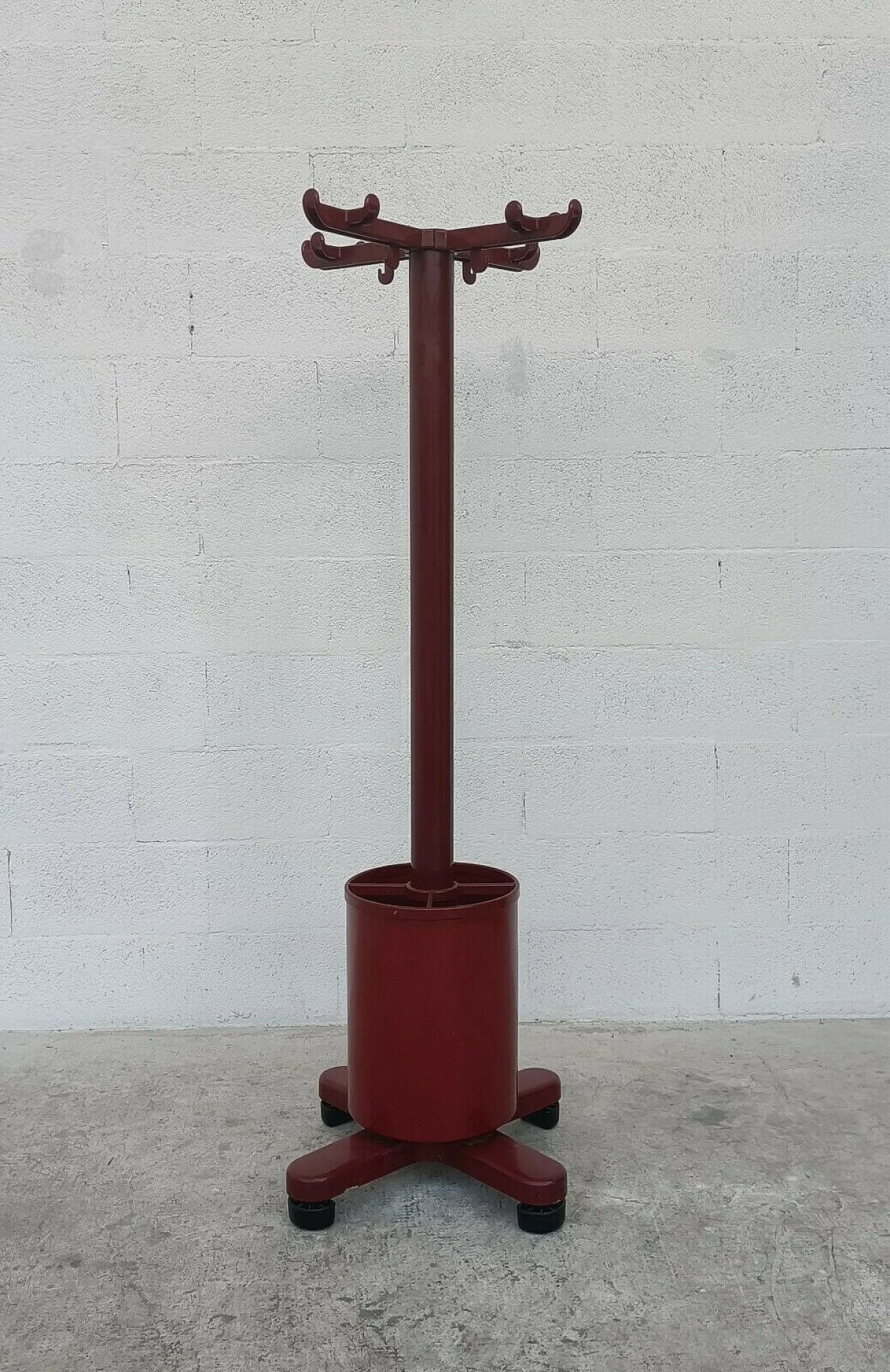 Coat stand and umbrella stand by Ettore Sottsass for Olivetti Synthesis, 70s 1246152