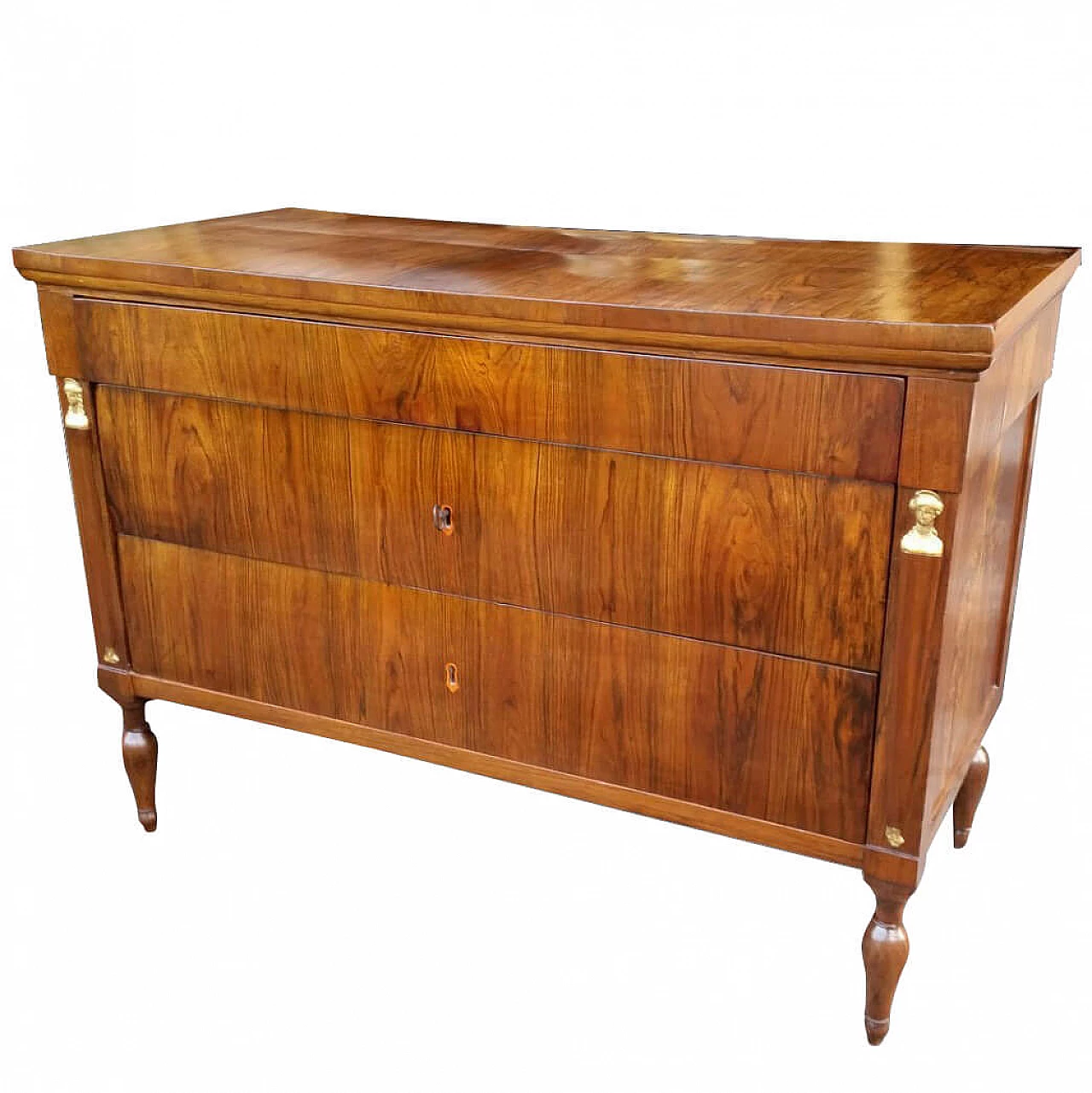 Direttorio chest of drawers in walnut, late 18th century 1246285