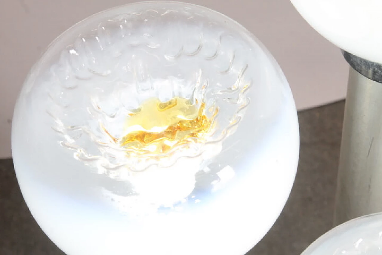 Lampada da terra in vetro di Murano di Mazzega, anni '70 1246894