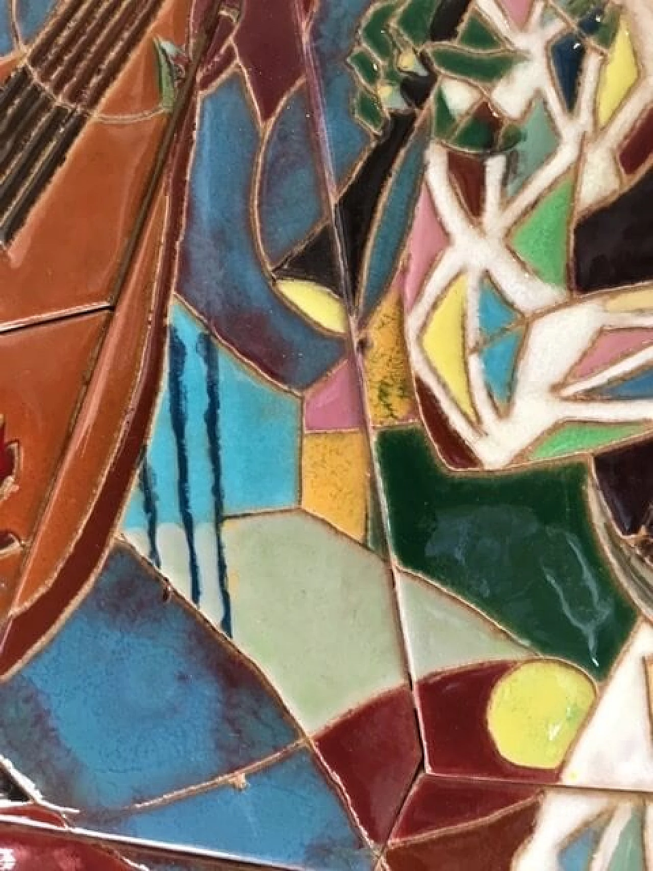 Decorative panel with Harlequin, 1940s 1246950