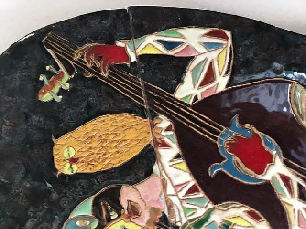 Decorative panel with Harlequin, 1940s 1246958