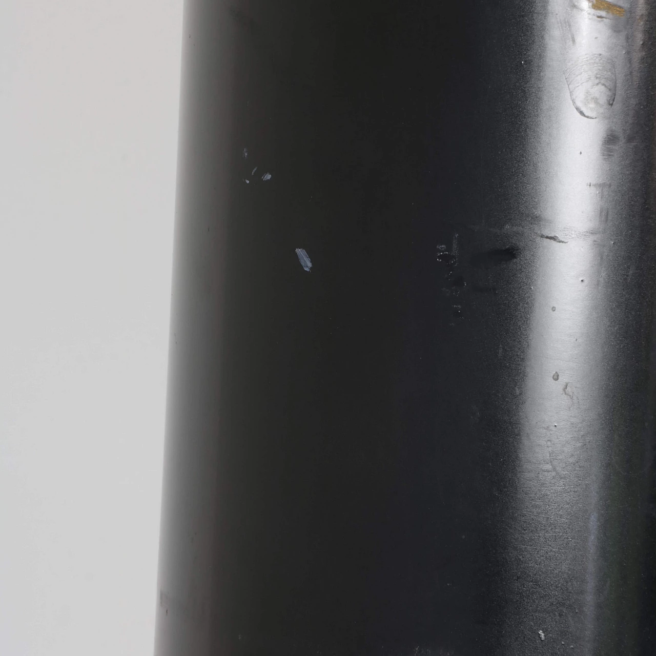 Black and metal umbrella stand, 70s 1247555