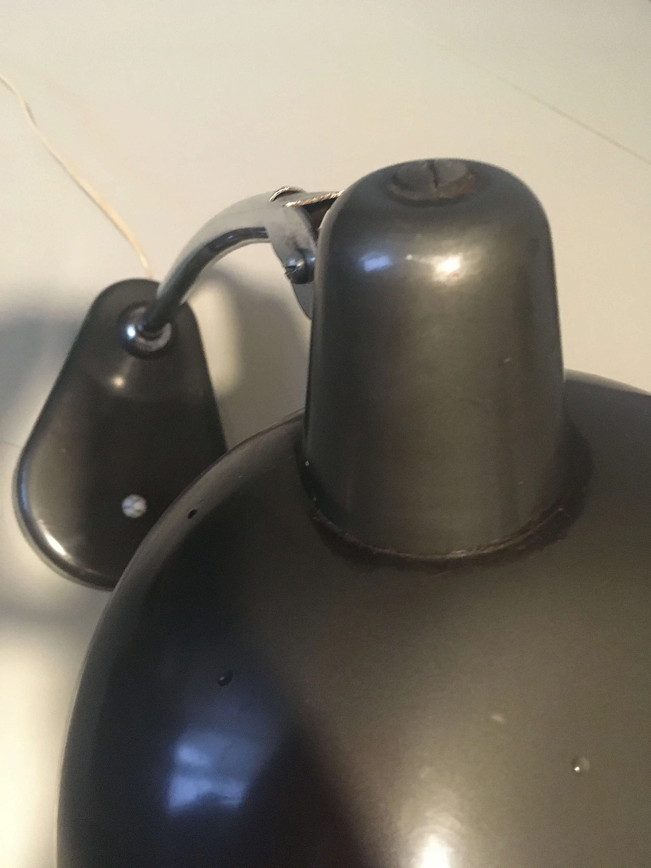 Lampada da tavolo in metallo di Seminara, anni '50 1247914