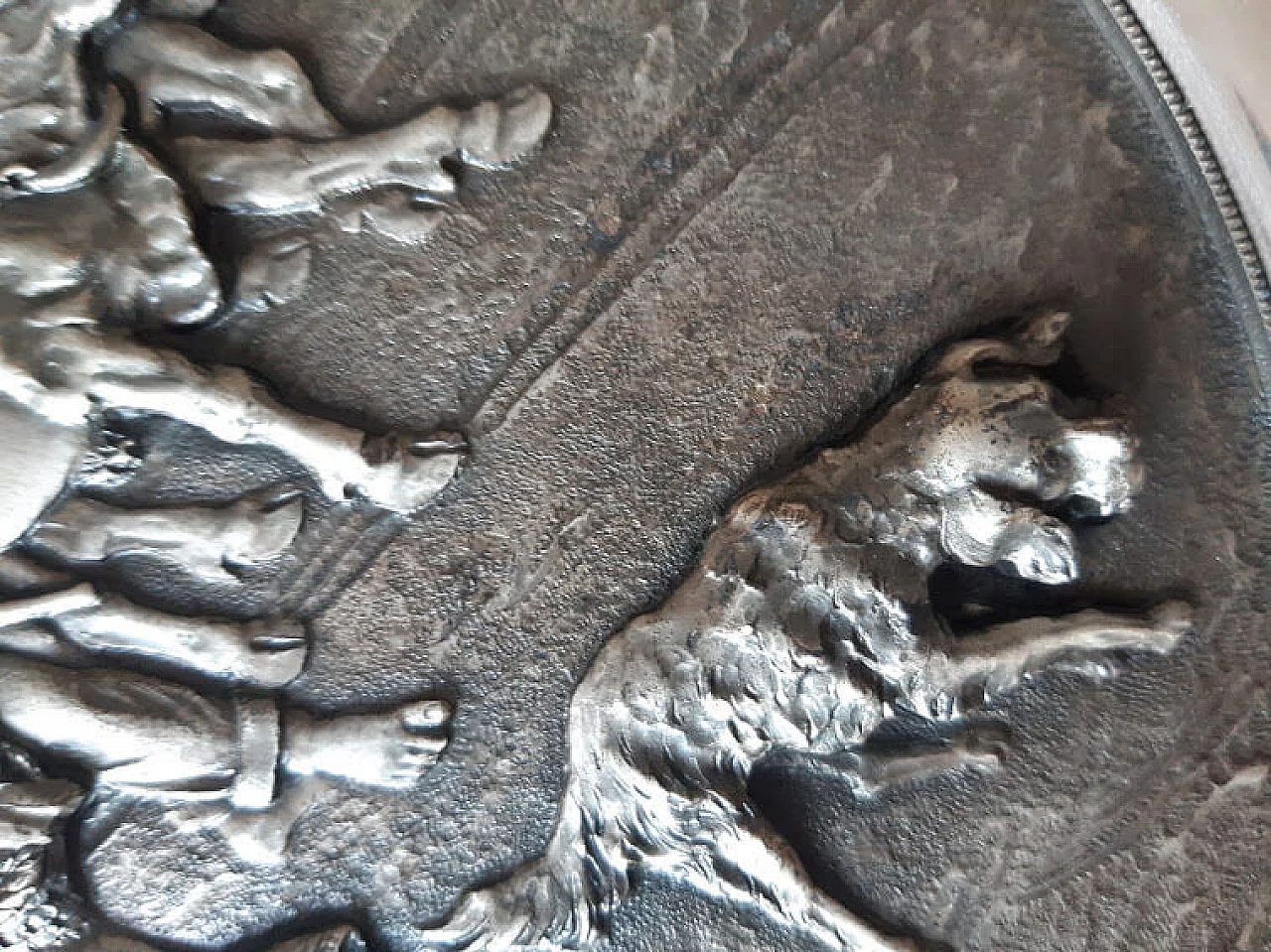 Piatto in argento da esposizione, anni '30 1248024