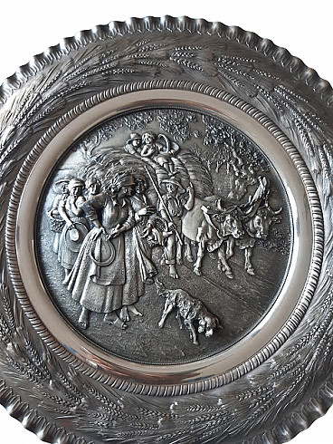 Silver display plate,  30s