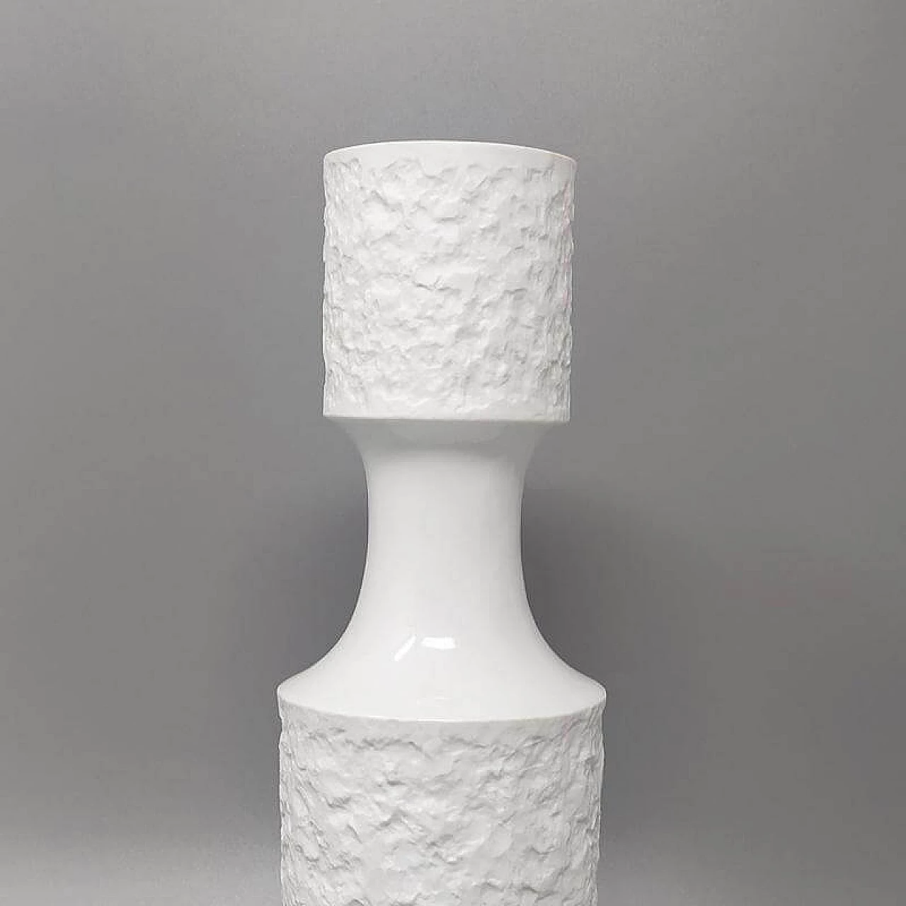 Vaso bianco in porcellana Bavaria, anni '70 1248200