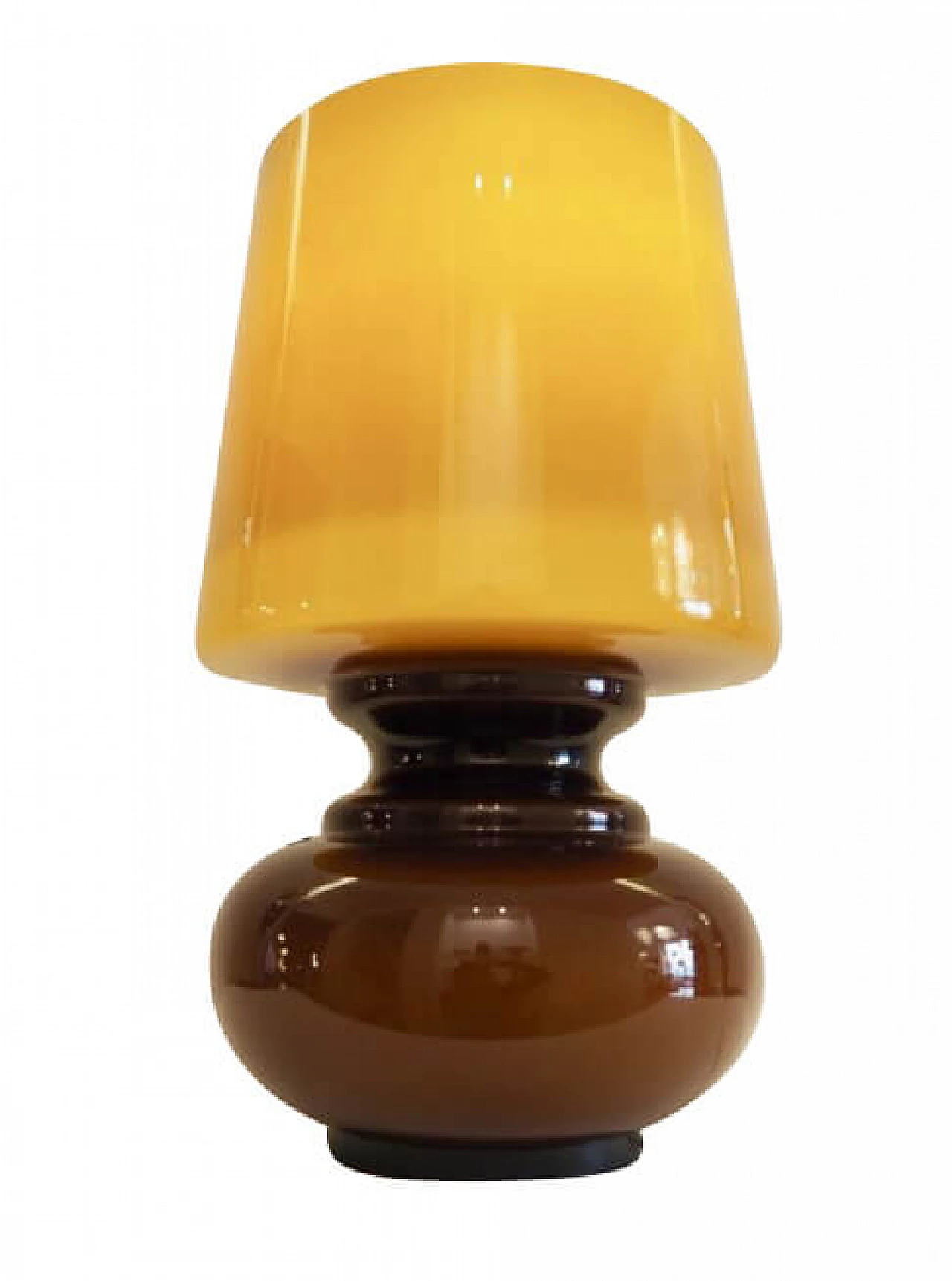 Lampada da tavolo in vetro di VeArt, anni '70 1248214