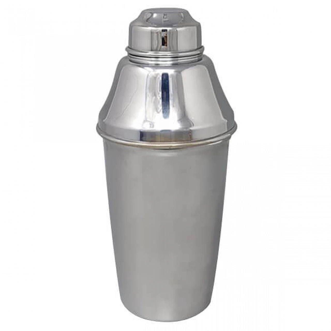 Alfra cocktail shaker by Carlo Alessi in stainless steel, 50s 1248468