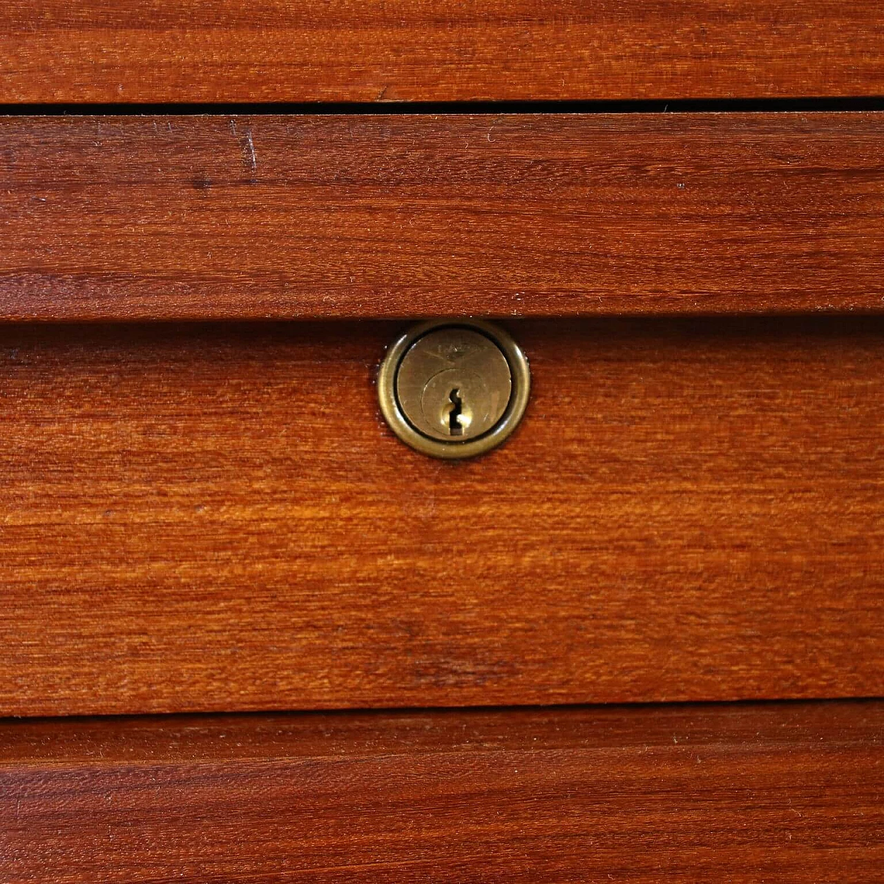 Desk in teak with glass top, 60s 1248769
