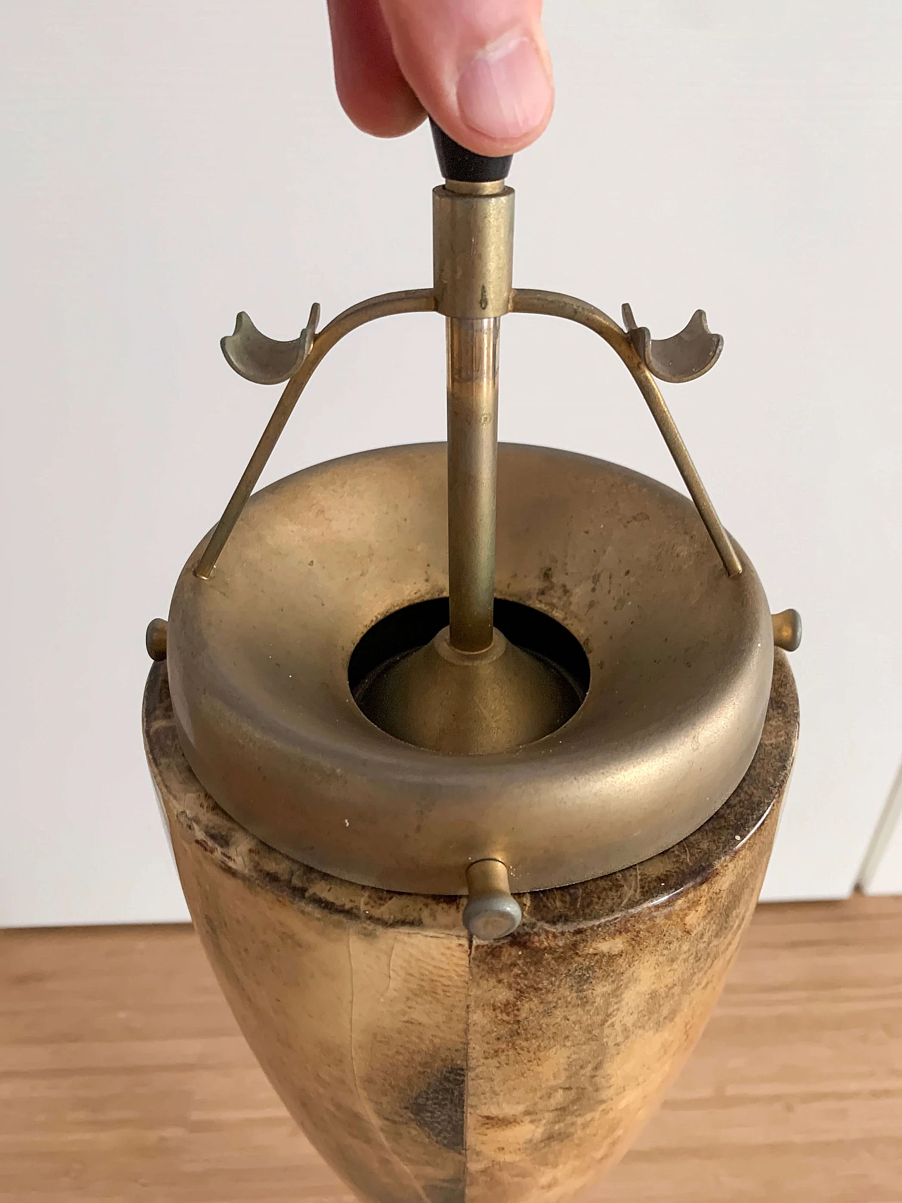 Floor ashtray by Aldo Tura, 1960s 1248861