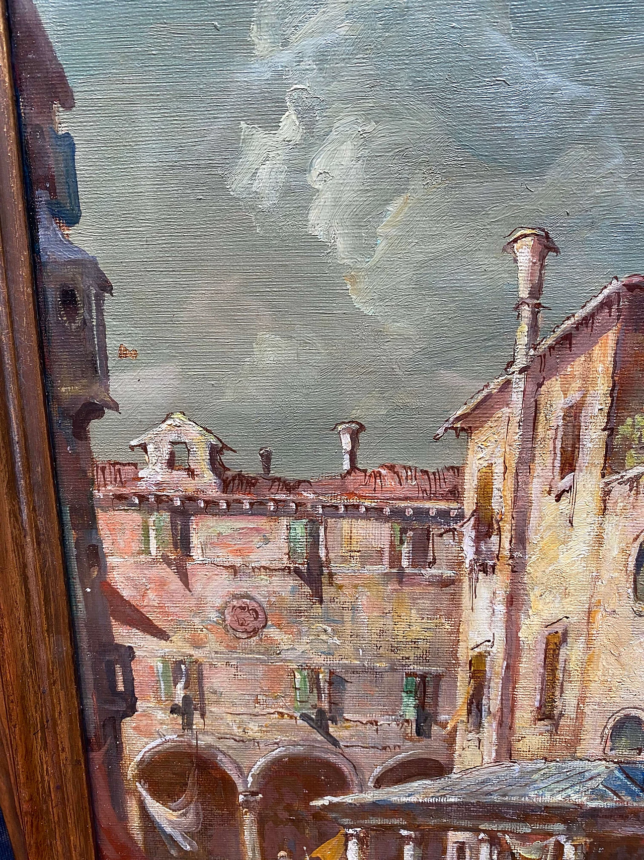 Pair of oil paintings of Venice by Eugenio Zeno, early 20th century 1248885