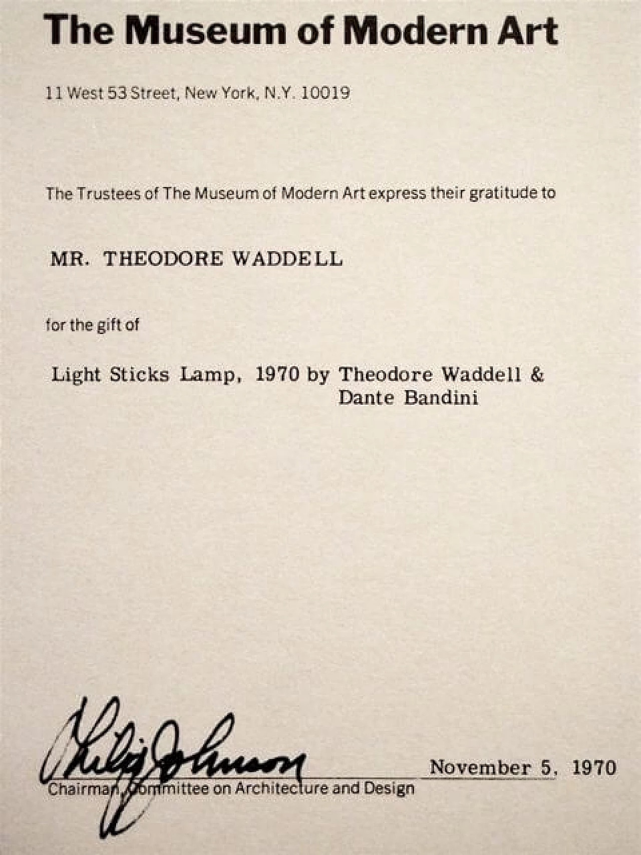 Light Sticks B7 lamp by Theodore Waddell and Dante Baldini, 1970s 1249166