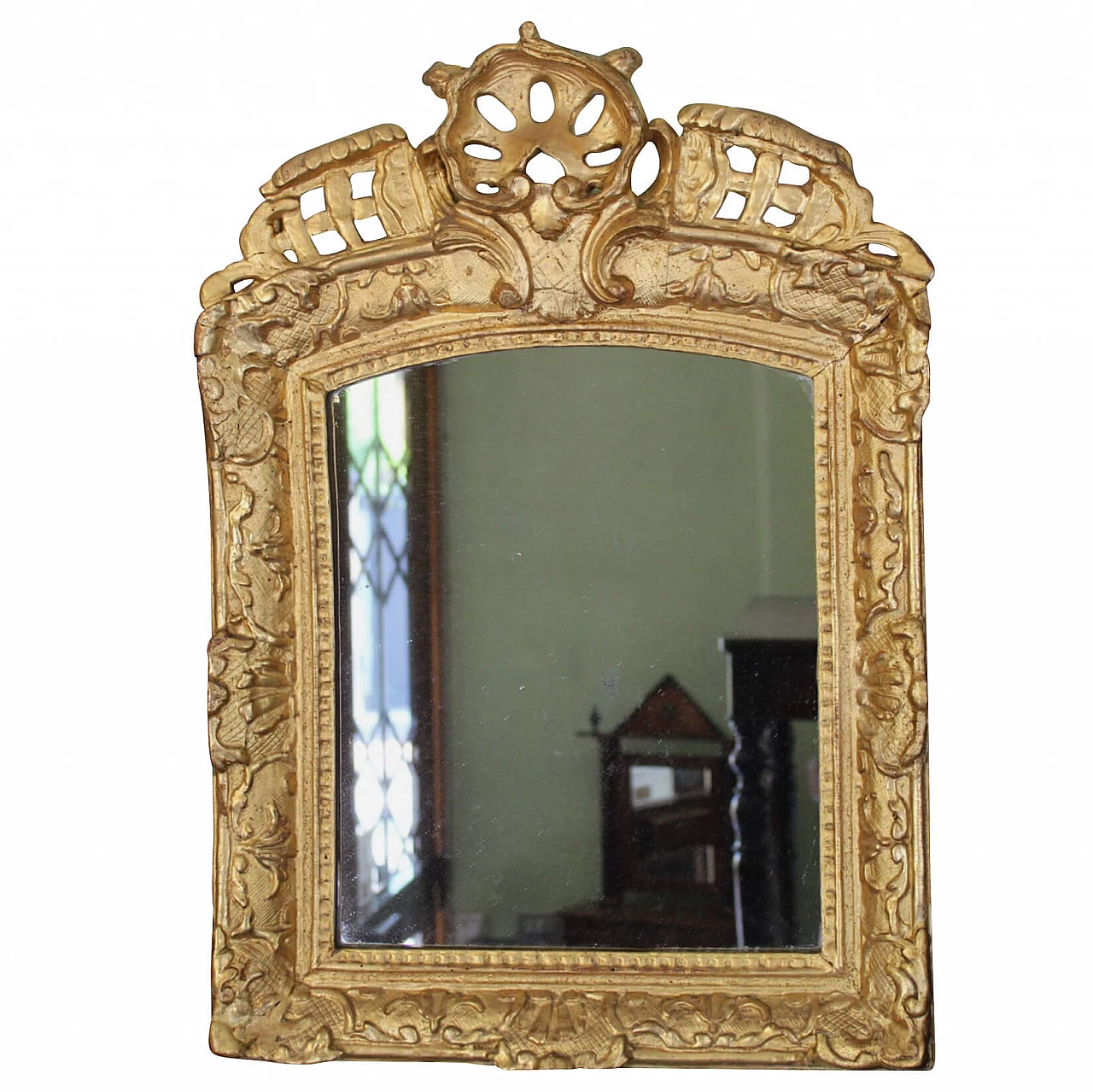 Specchiera Luigi XV in legno dorato, '700 1249572