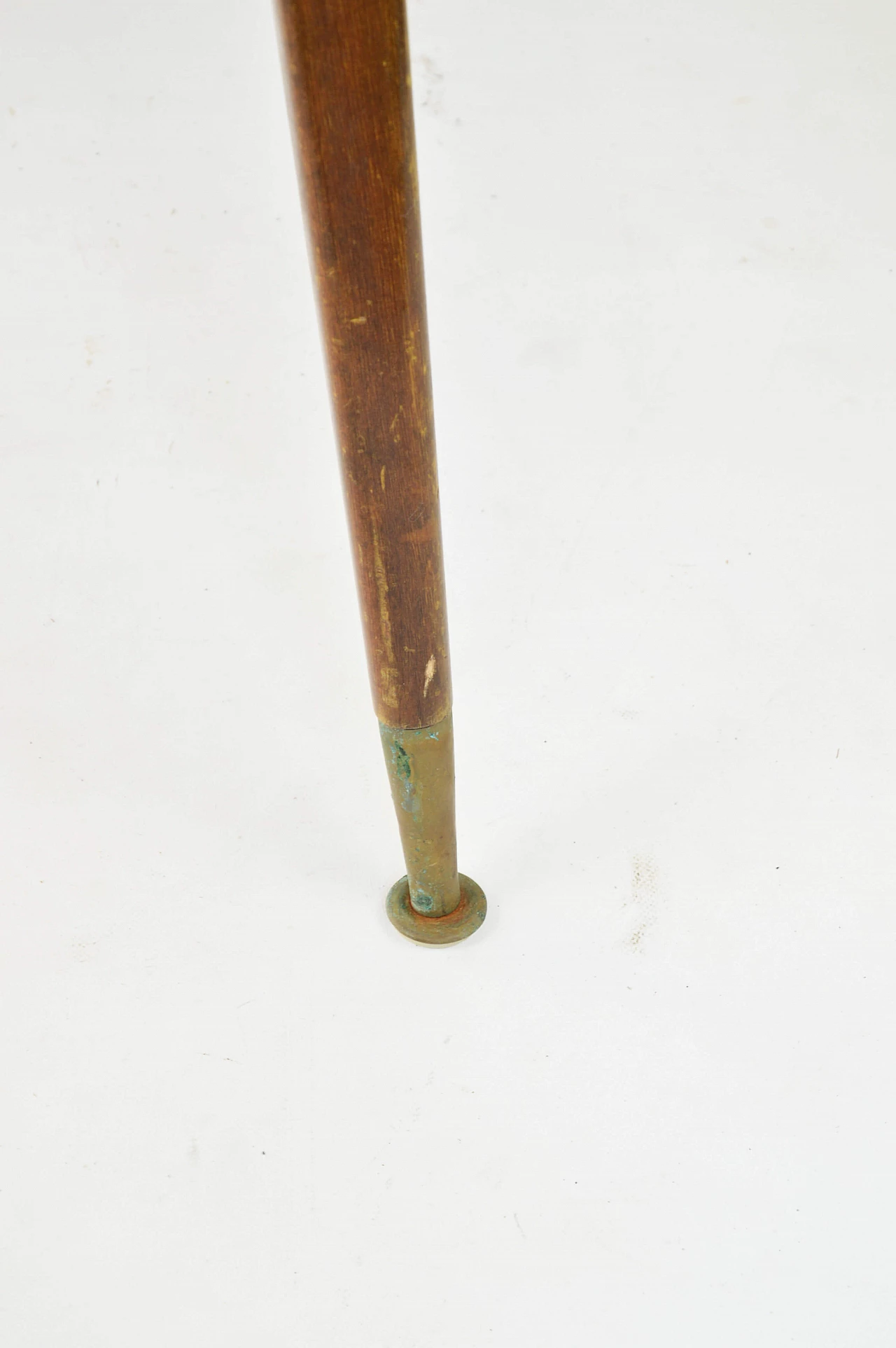 Dining table with marble effect top, 60s 1249587