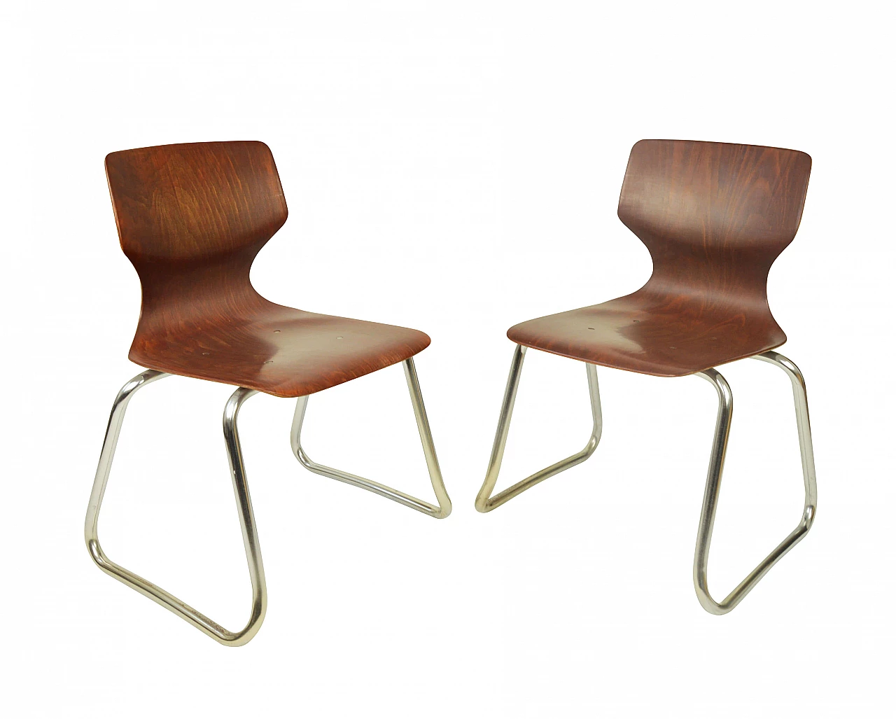 Coppia di sedie Flototto di Adam Stegner, anni '70 1249652