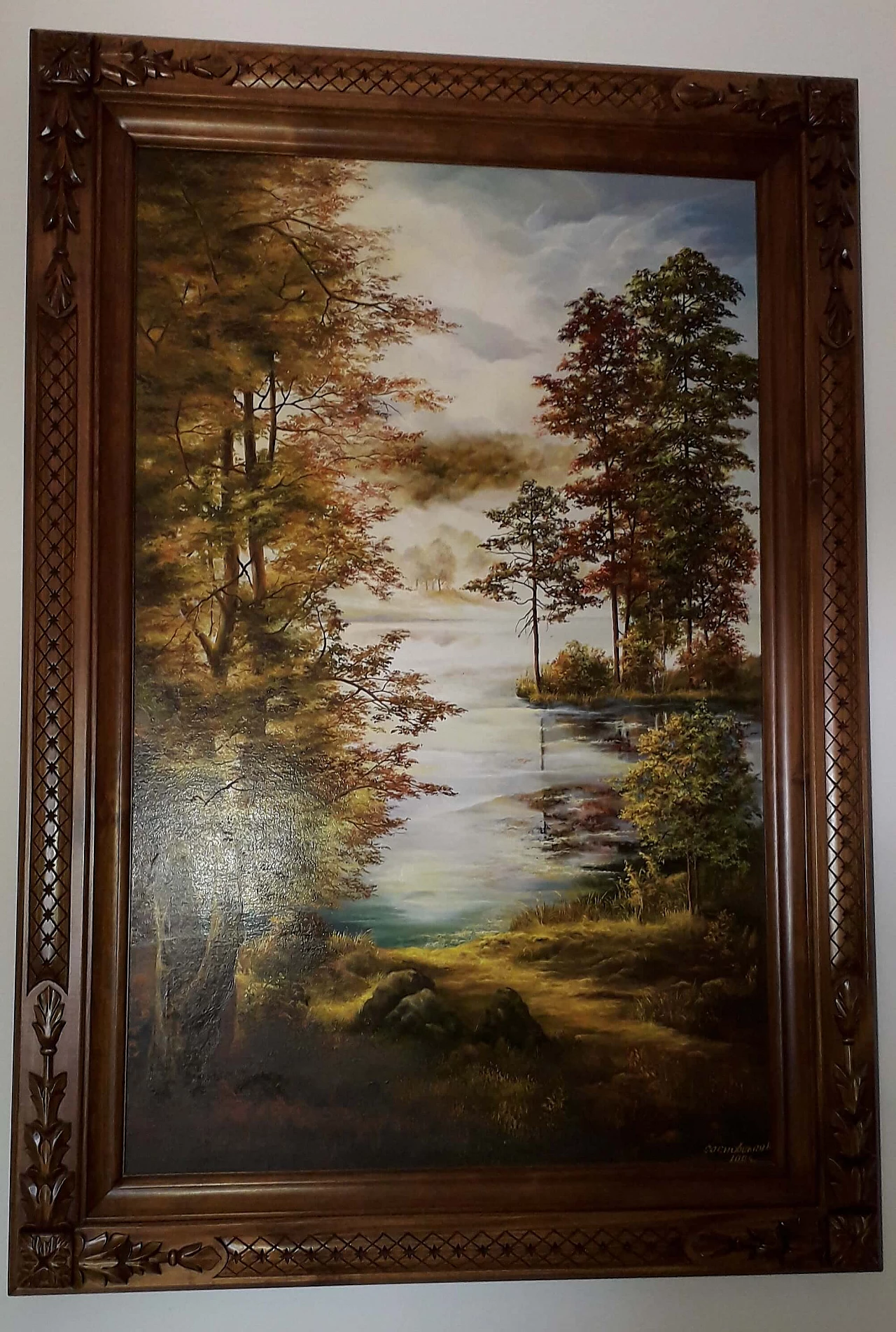 Landscape oil on canvas by Sosnovskaya Natalia, 1995 1249697