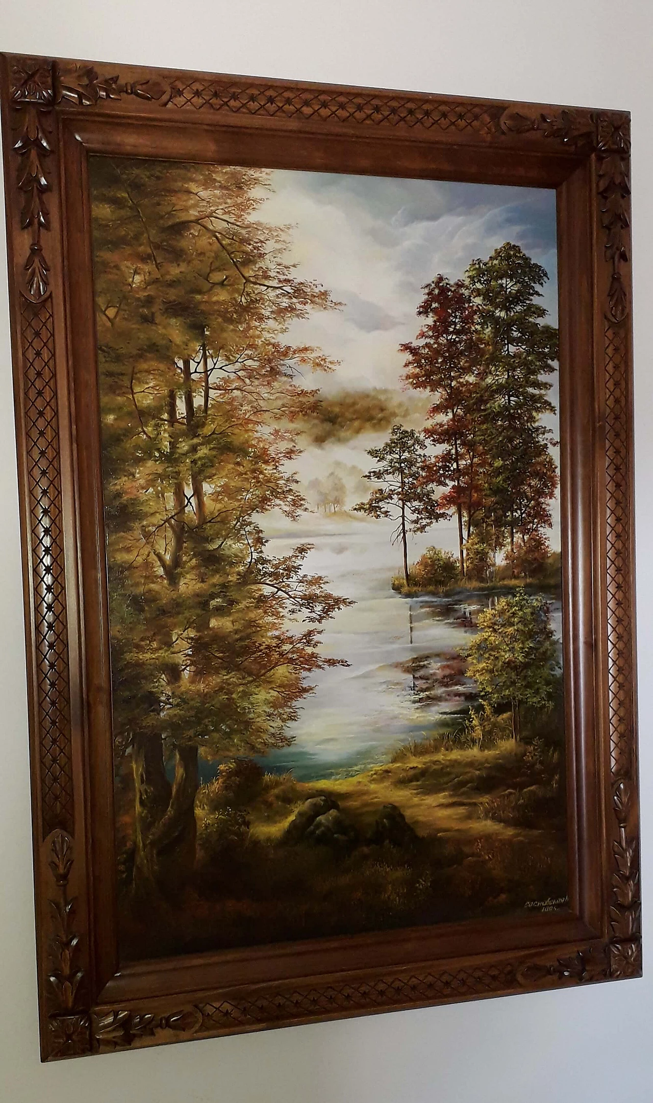 Landscape oil on canvas by Sosnovskaya Natalia, 1995 1249699