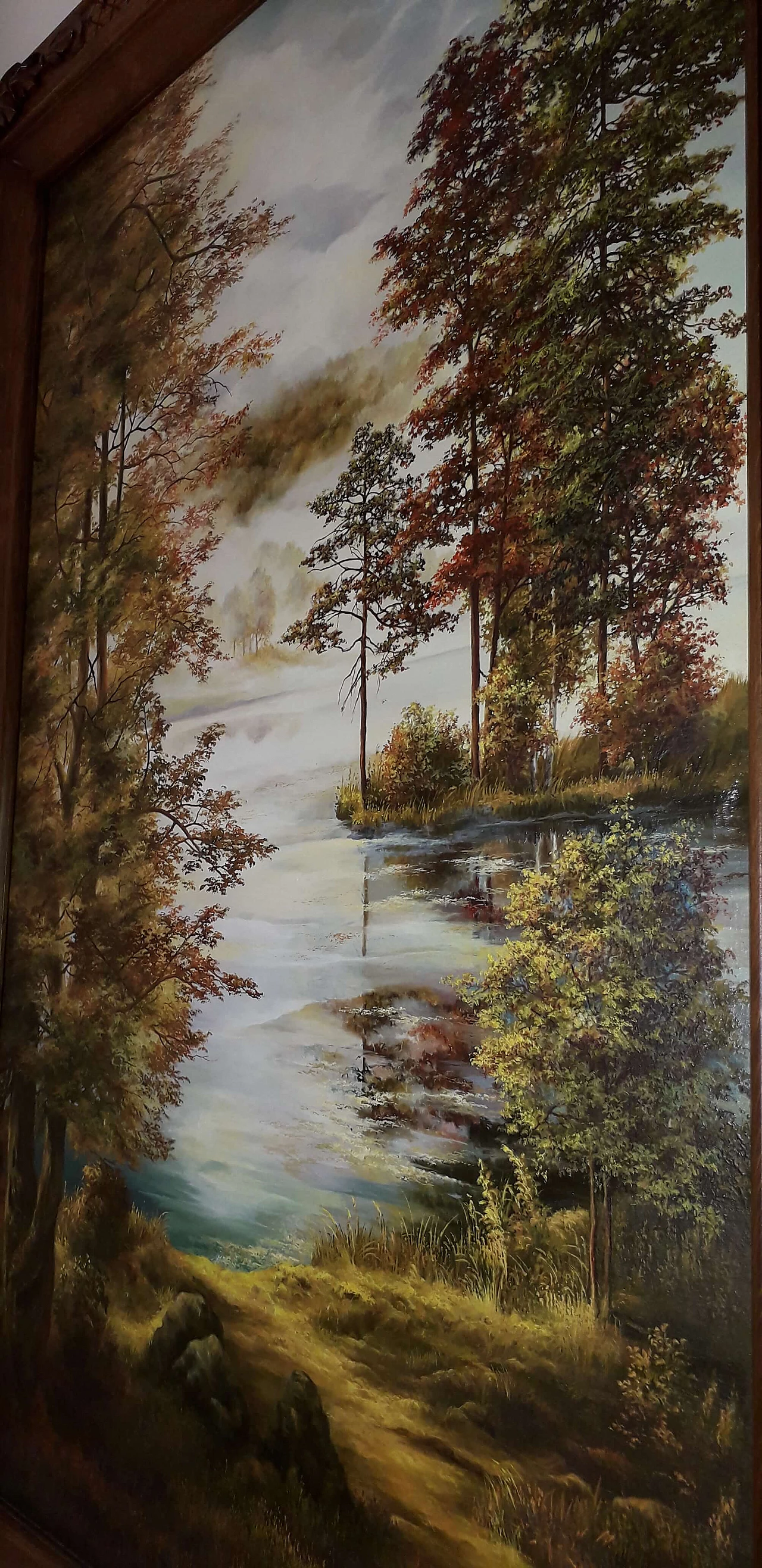 Landscape oil on canvas by Sosnovskaya Natalia, 1995 1249701