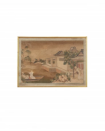 Chinese panel, late 18th century