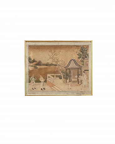 Chinese panel, late 18th century