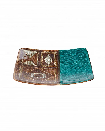 Posacenere in bronzo smaltato di Fonderie Del Campo