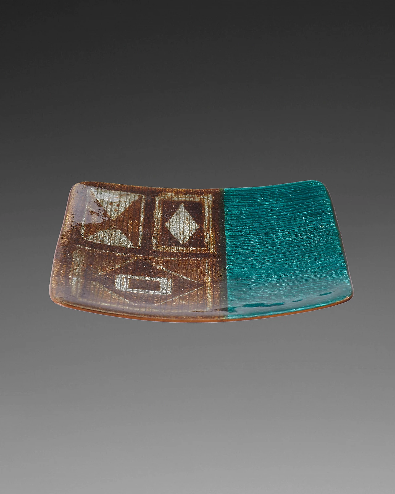 Posacenere in bronzo smaltato di Fonderie Del Campo 1249902