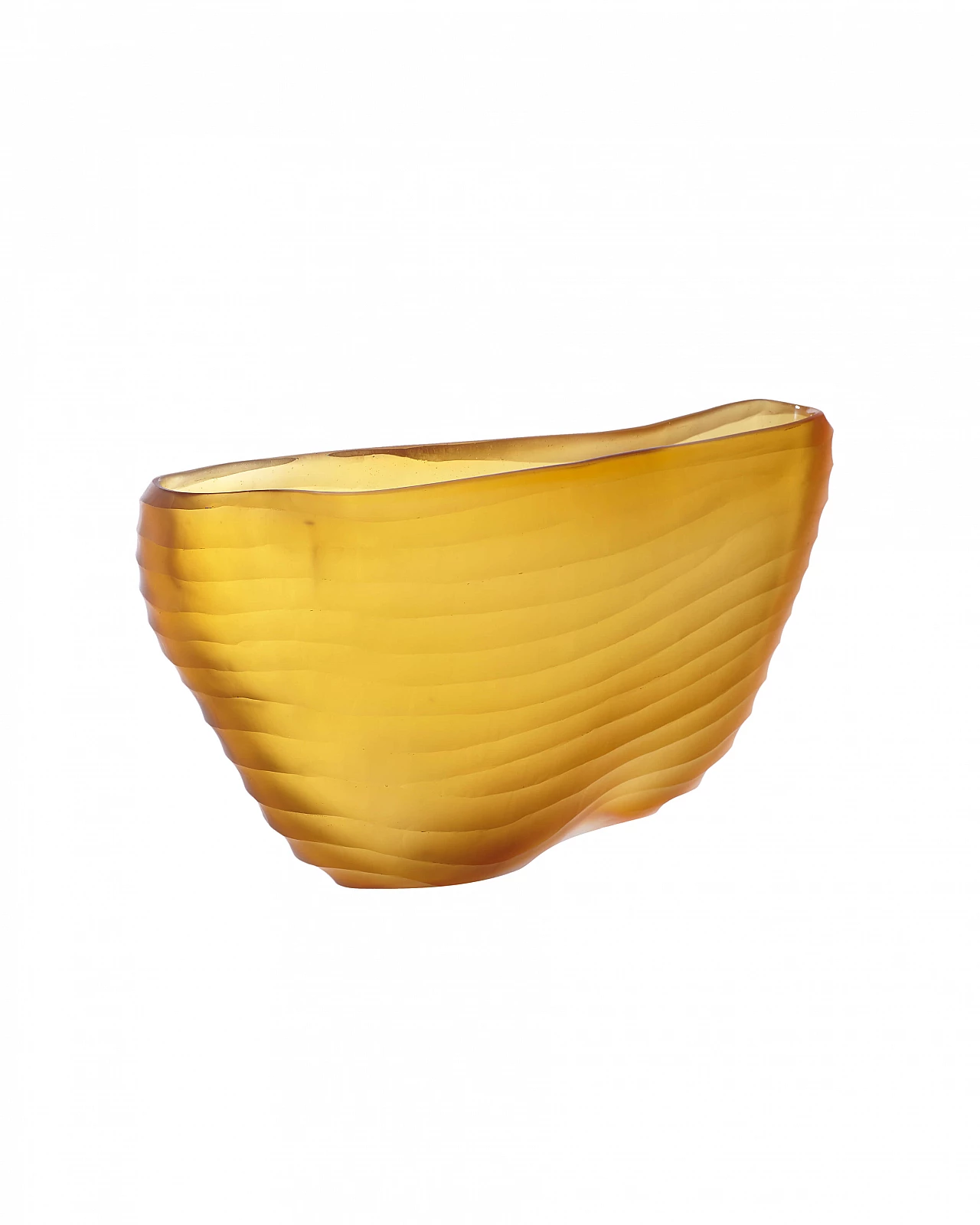 Beveled Murano glass vase by Micheluzzi 1249950