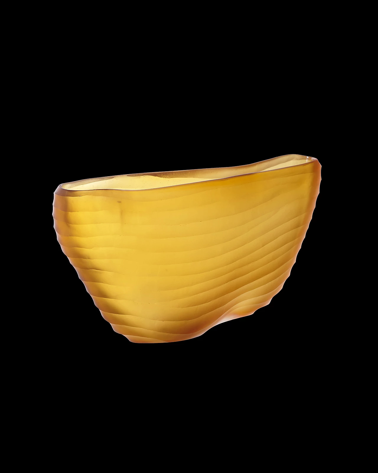 Beveled Murano glass vase by Micheluzzi 1249951