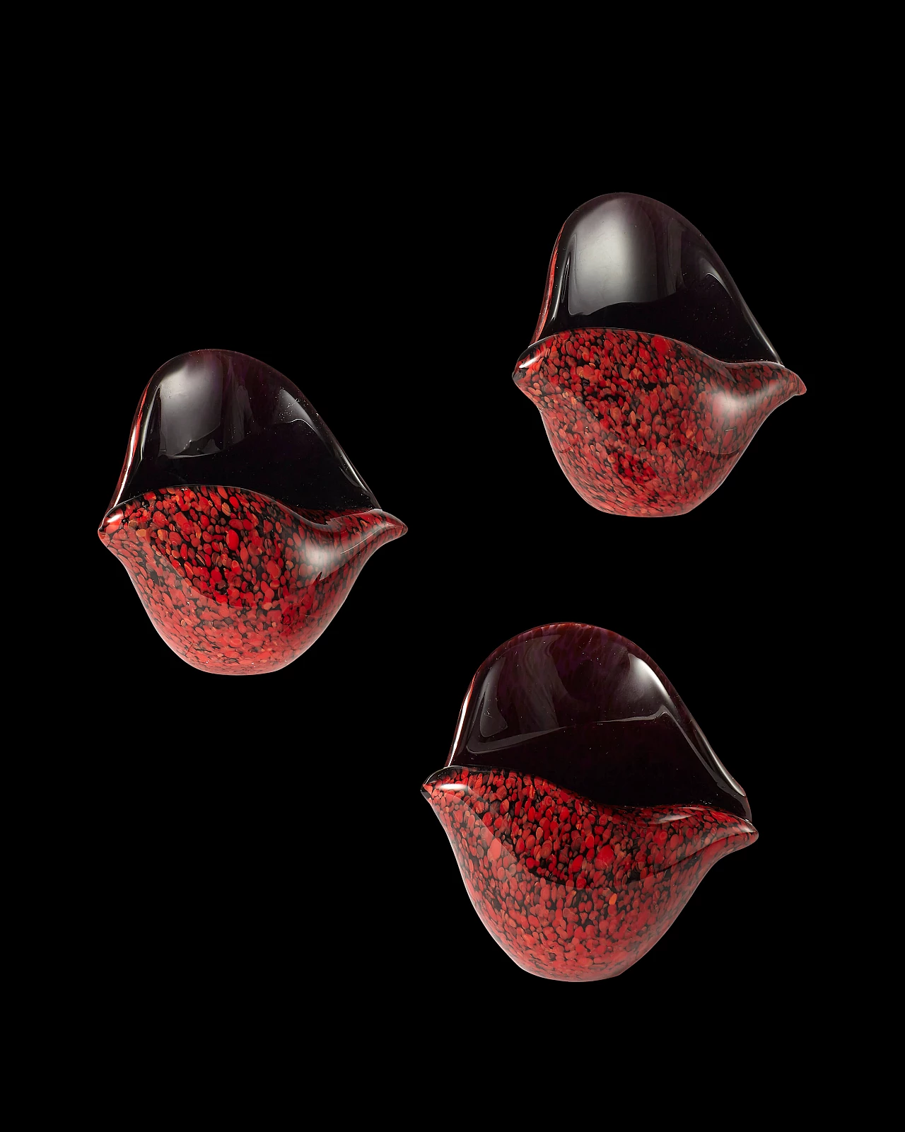 3 Murano glass shells by Archimede Seguso 1250093