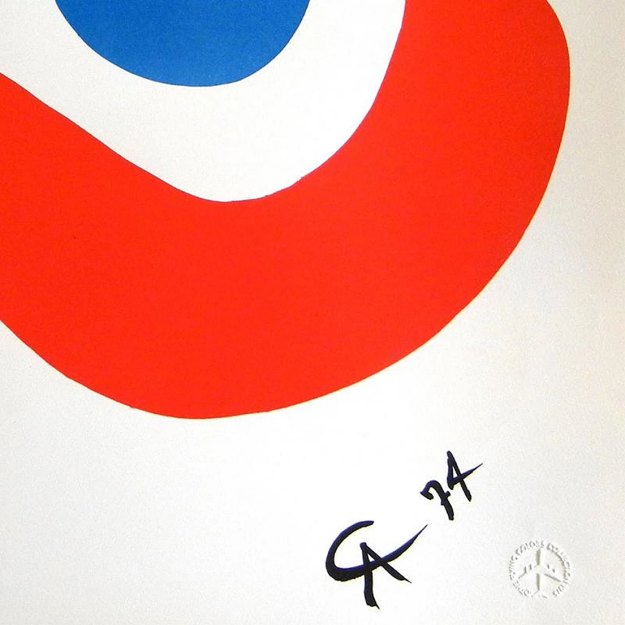Litografia Skybird di Alexander Calder per Braniff Airlines, 1974 1251111
