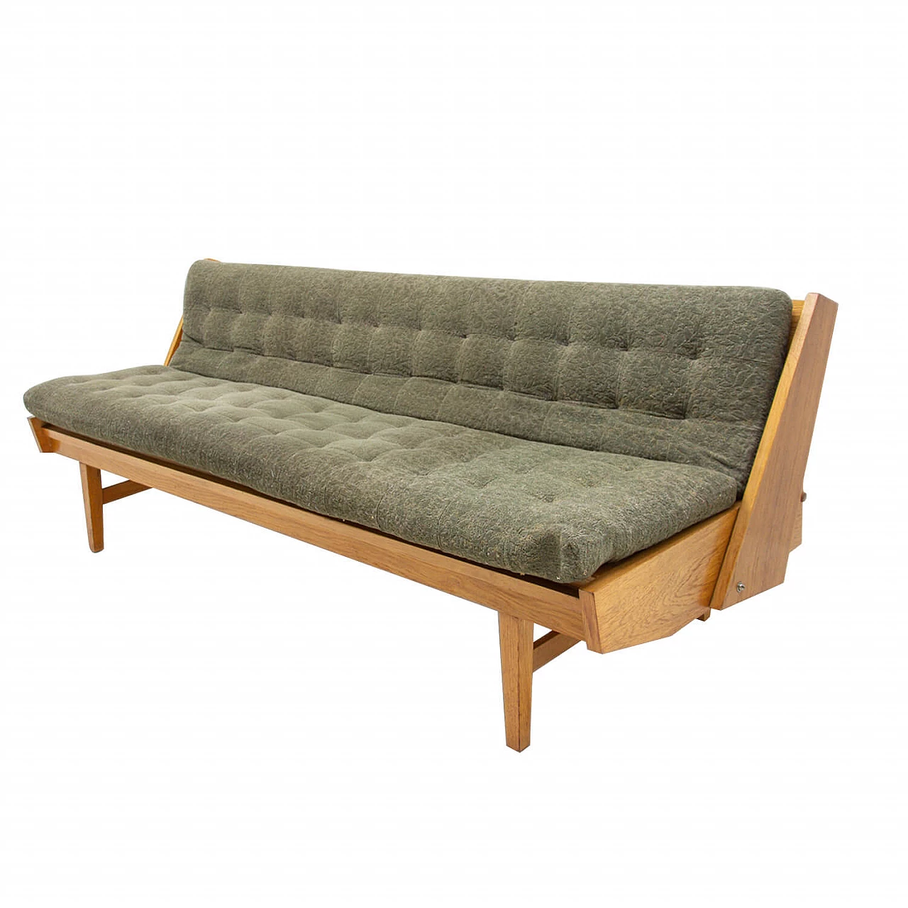 Sofa bed in oak, 60s 1251178