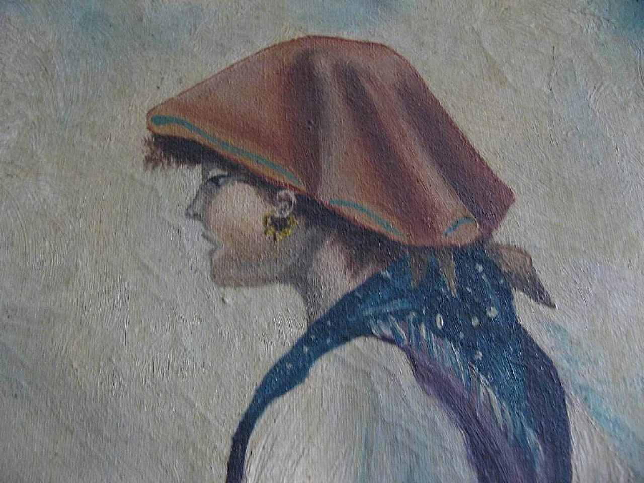 Pastorella con gregge painting signed Clive, early 20th century 1251195