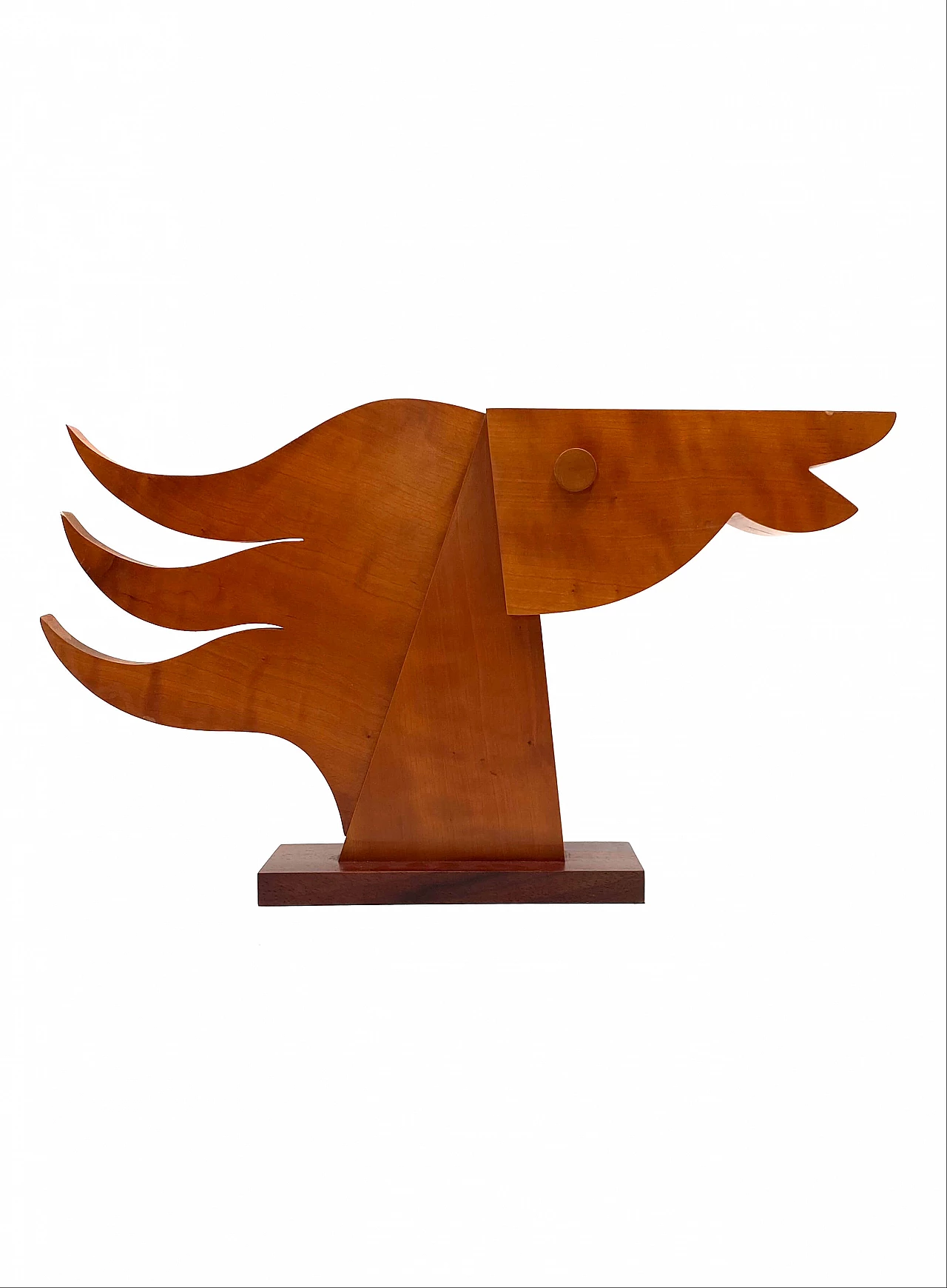Scultura in legno Testa di Cavallo di Giorgio Pizzitutti, anni '80 1251757