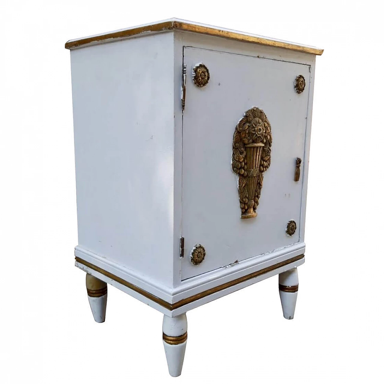 Small french ivory lacquered cabinet, 1930s 1251931