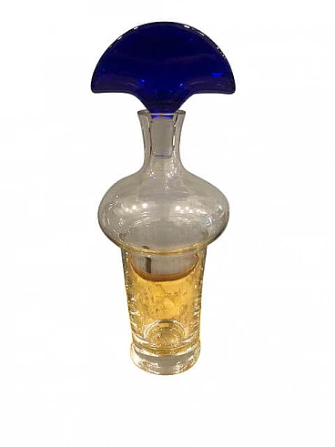 Rosenthal glass bottle with stopper, 80s