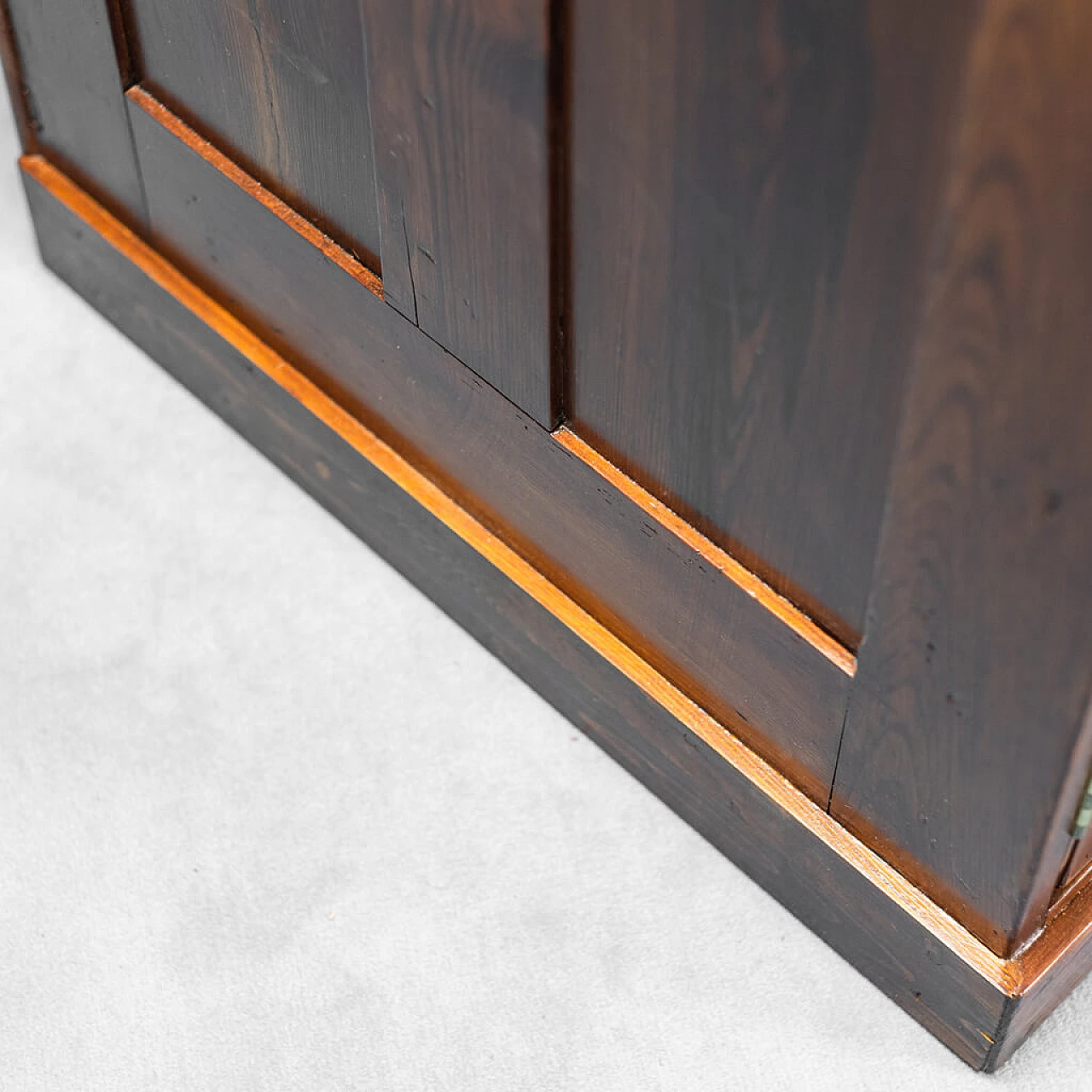 Wooden and leather desk, early 20th century 1252543