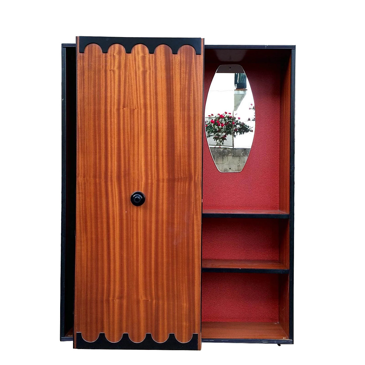 Small wardrobe with mirror, 60s 1252656