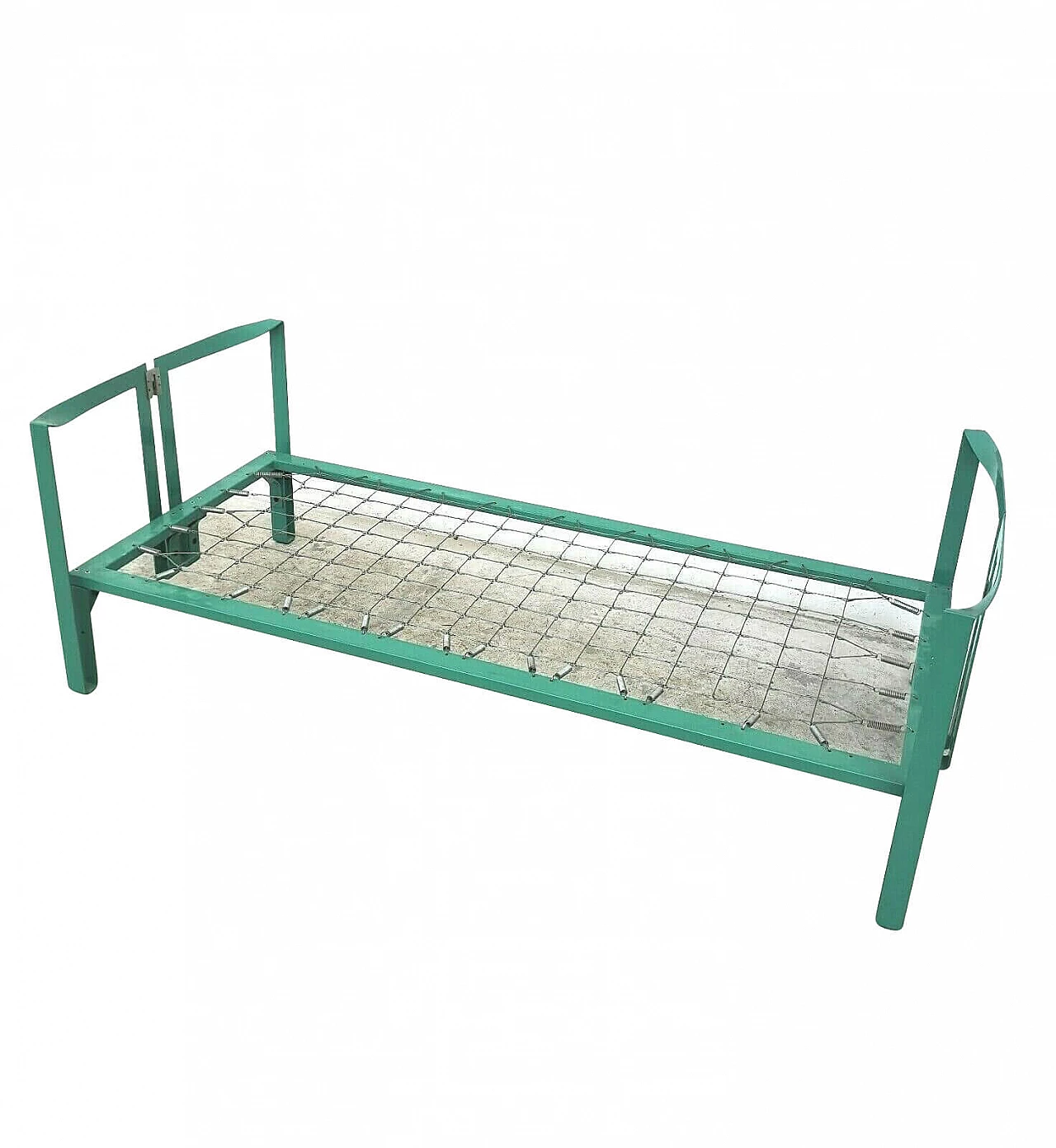 Letto singolo Vanessa in metallo di Tobia Scarpa per Gavina, anni '70 1252764