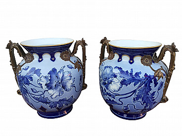 Pair of Jugendstil vases by Fischer & Mieg for Pirkenhammer, early 20th century