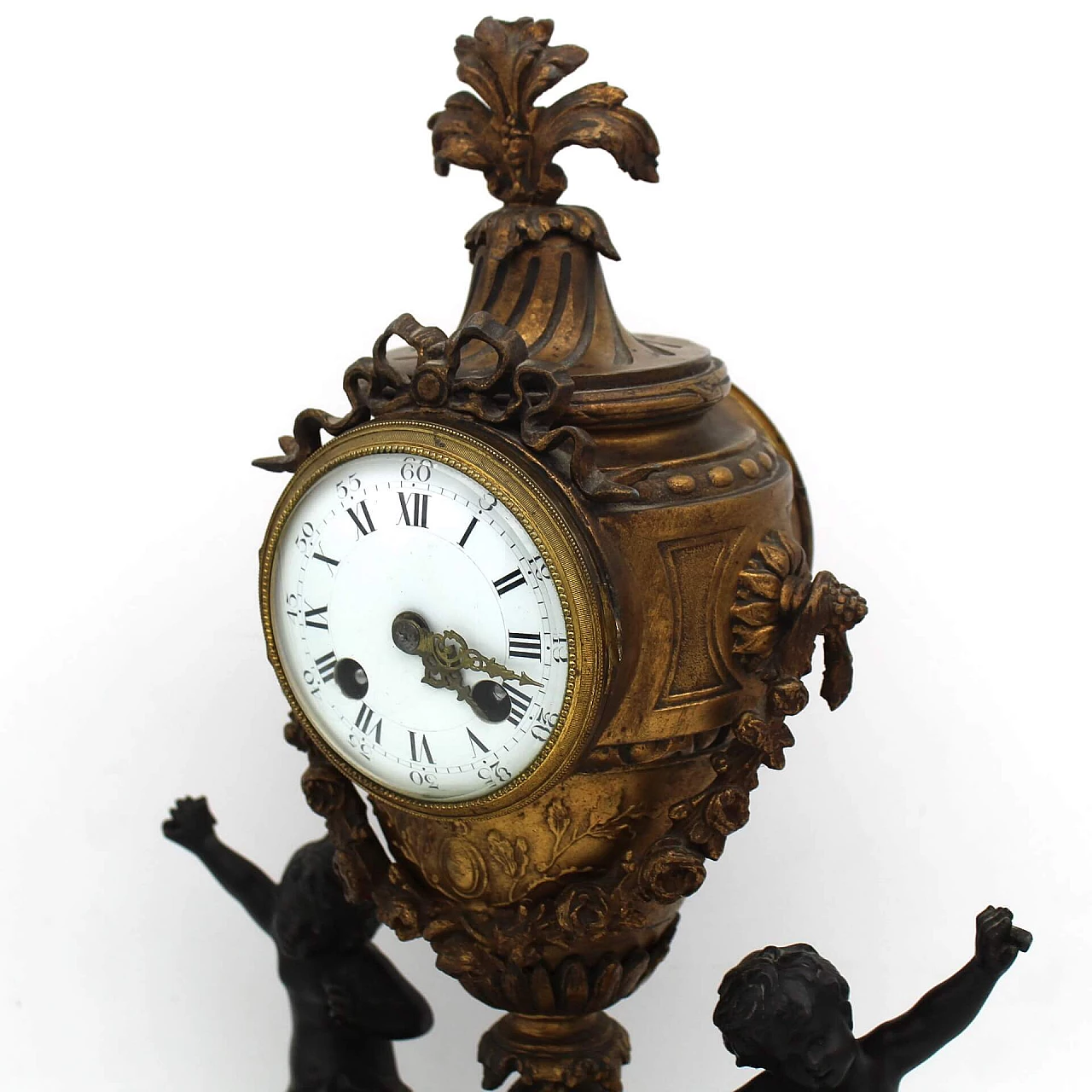 Napoleon III clock in gilded bronze, 10s 1253185