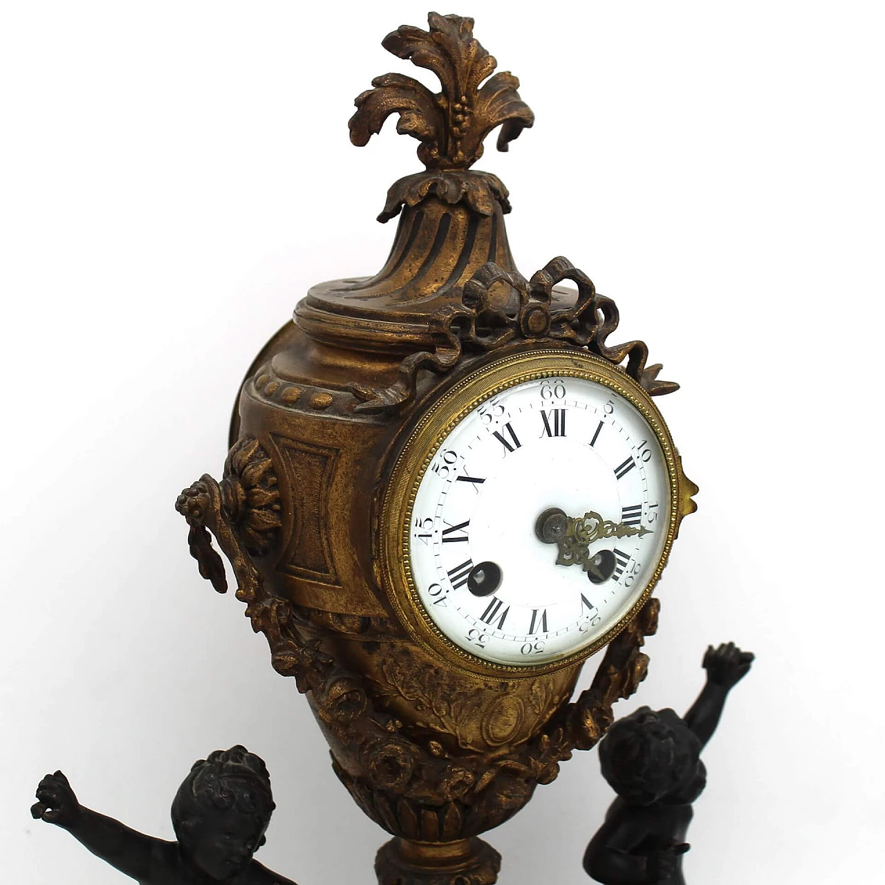 Napoleon III clock in gilded bronze, 10s 1253187
