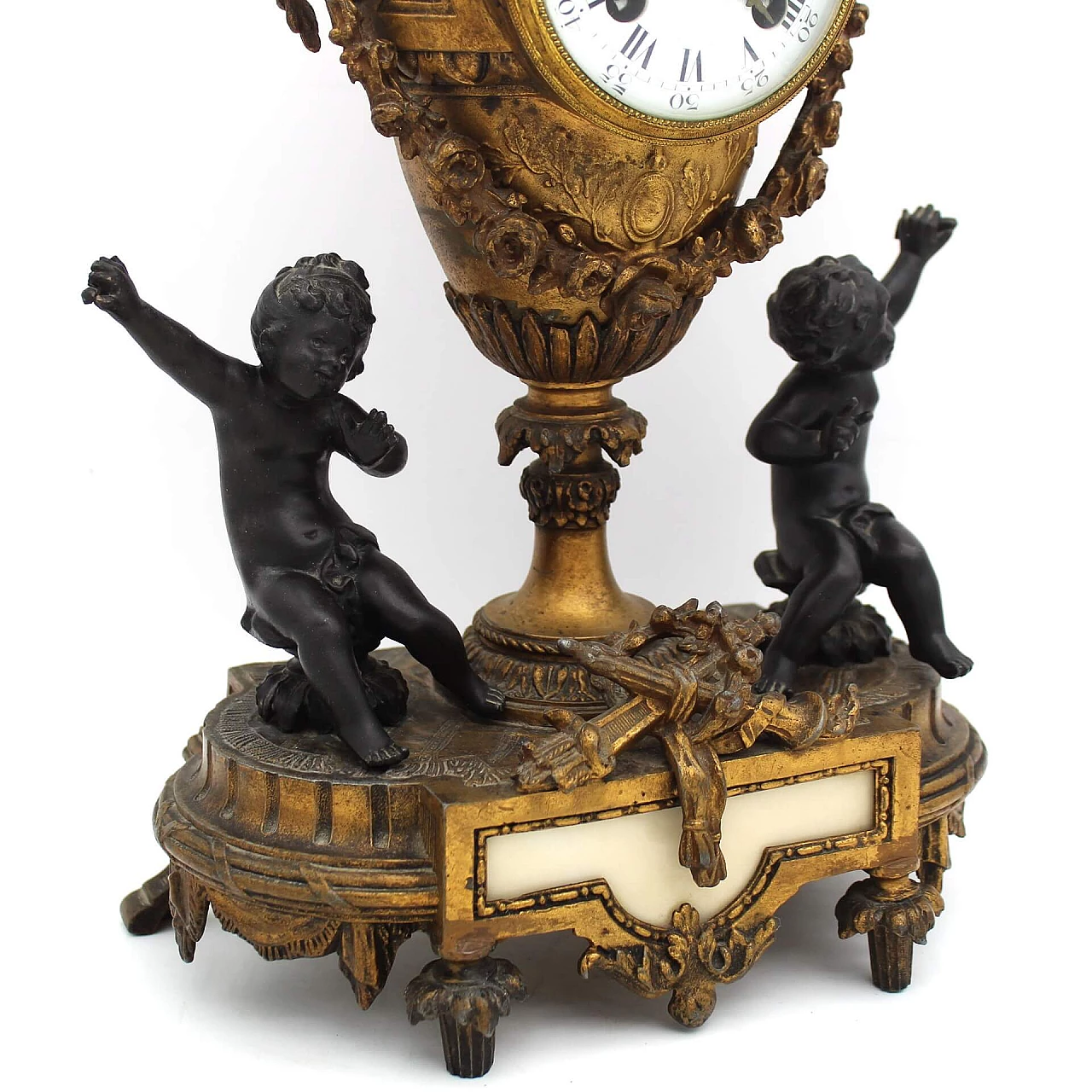 Napoleon III clock in gilded bronze, 10s 1253189