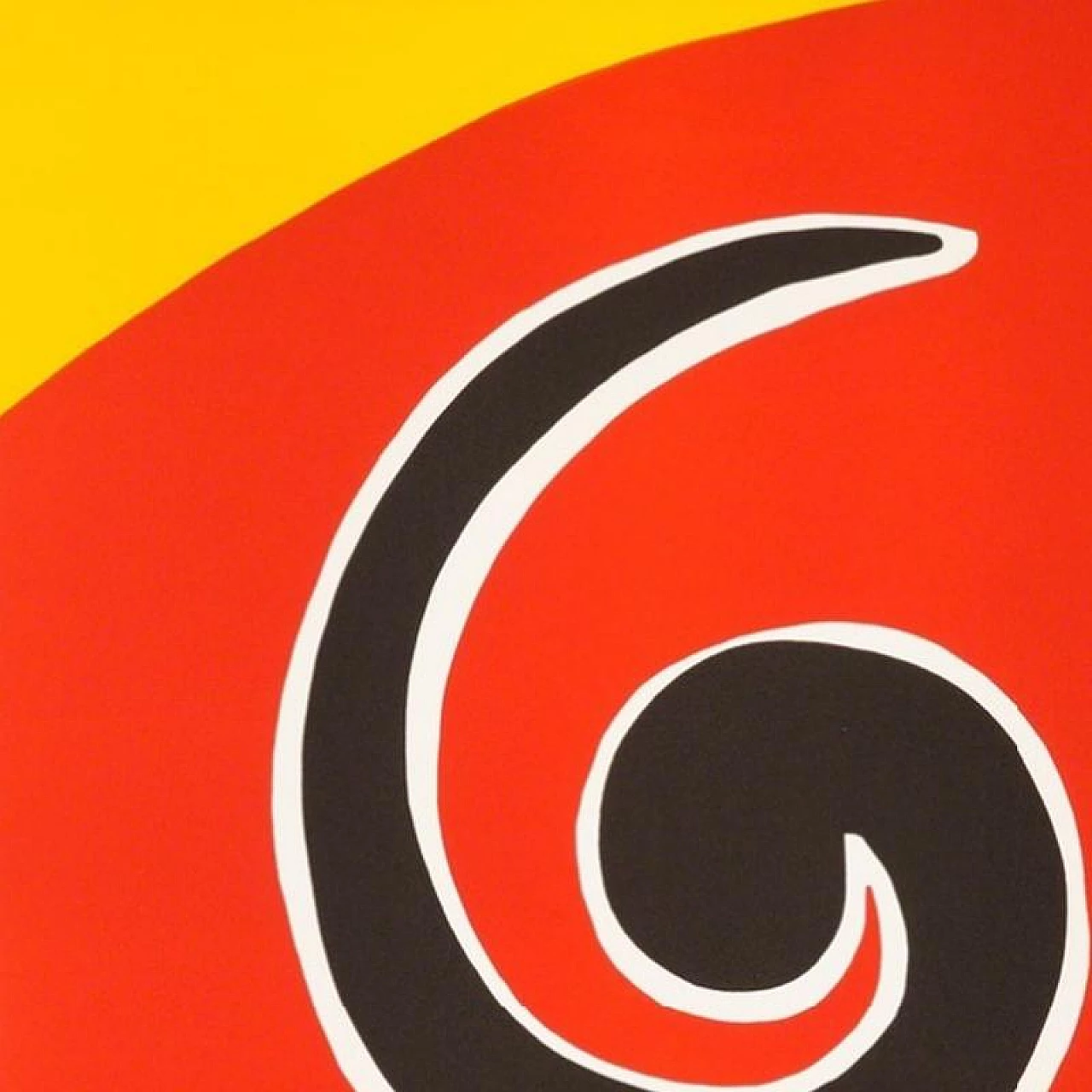 Swirl lithograph by Alexander Calder, 1974 1253362