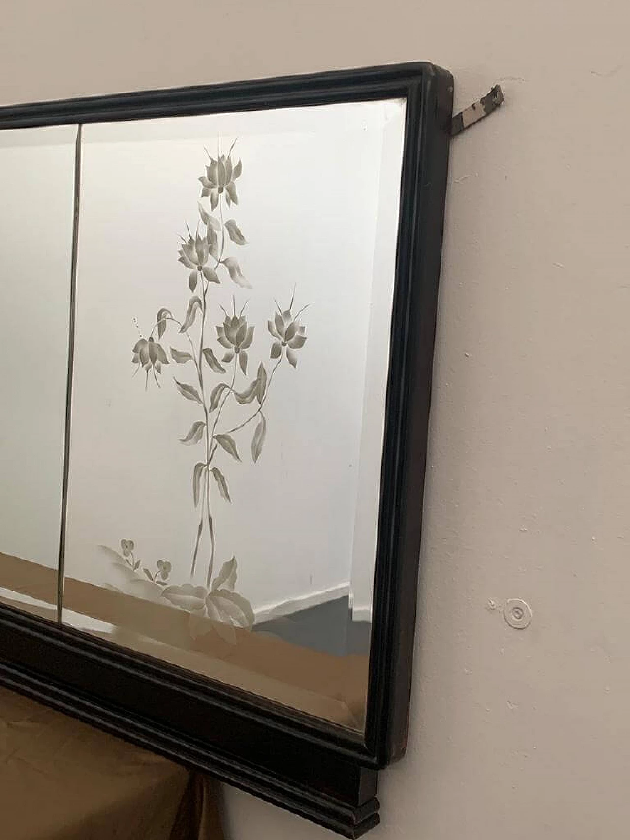 Specchio italiano Art Déco, anni '30 1253369
