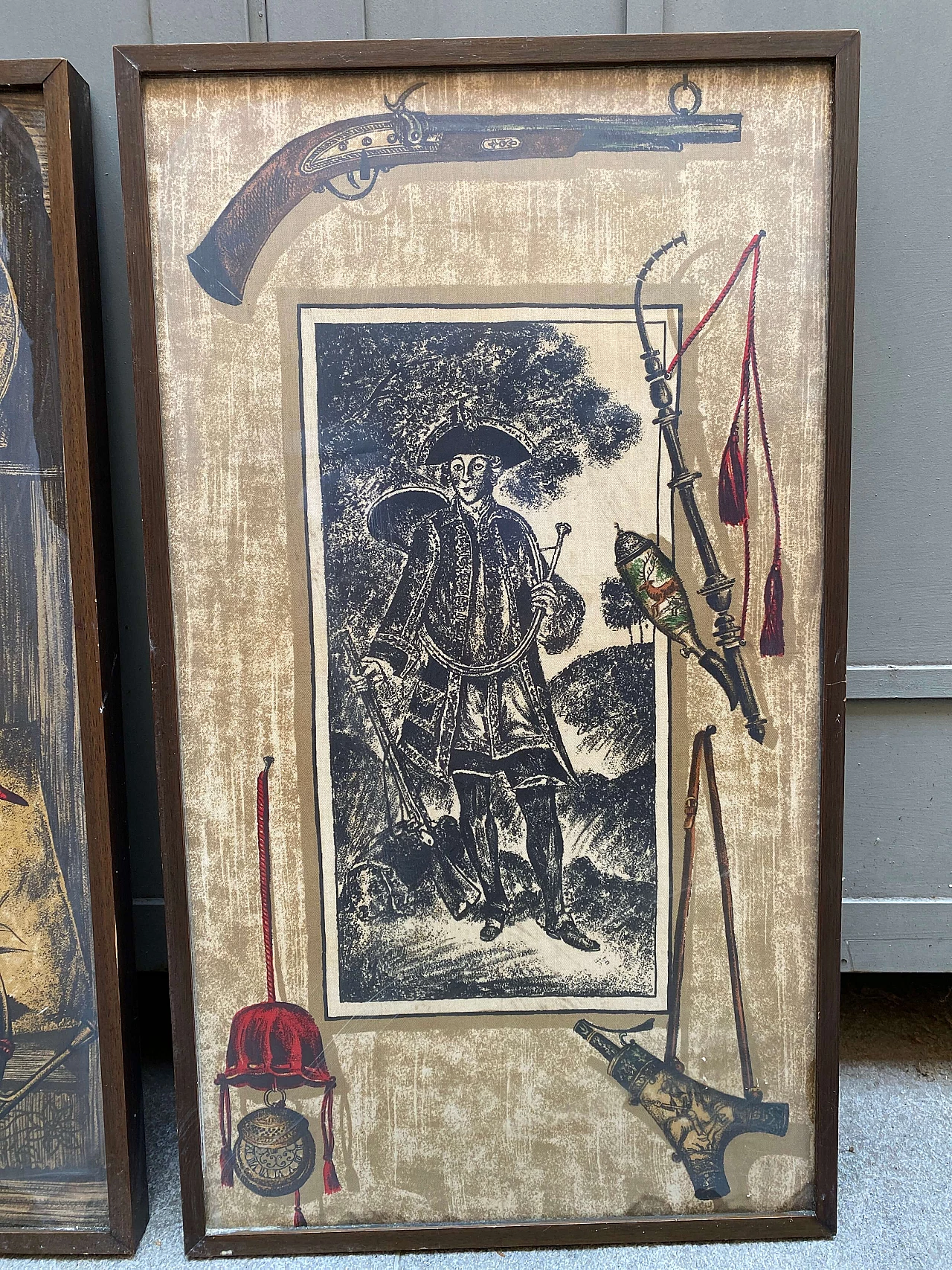 Coppia di quadri nello stile Fornasetti, anni ‘50 1253671