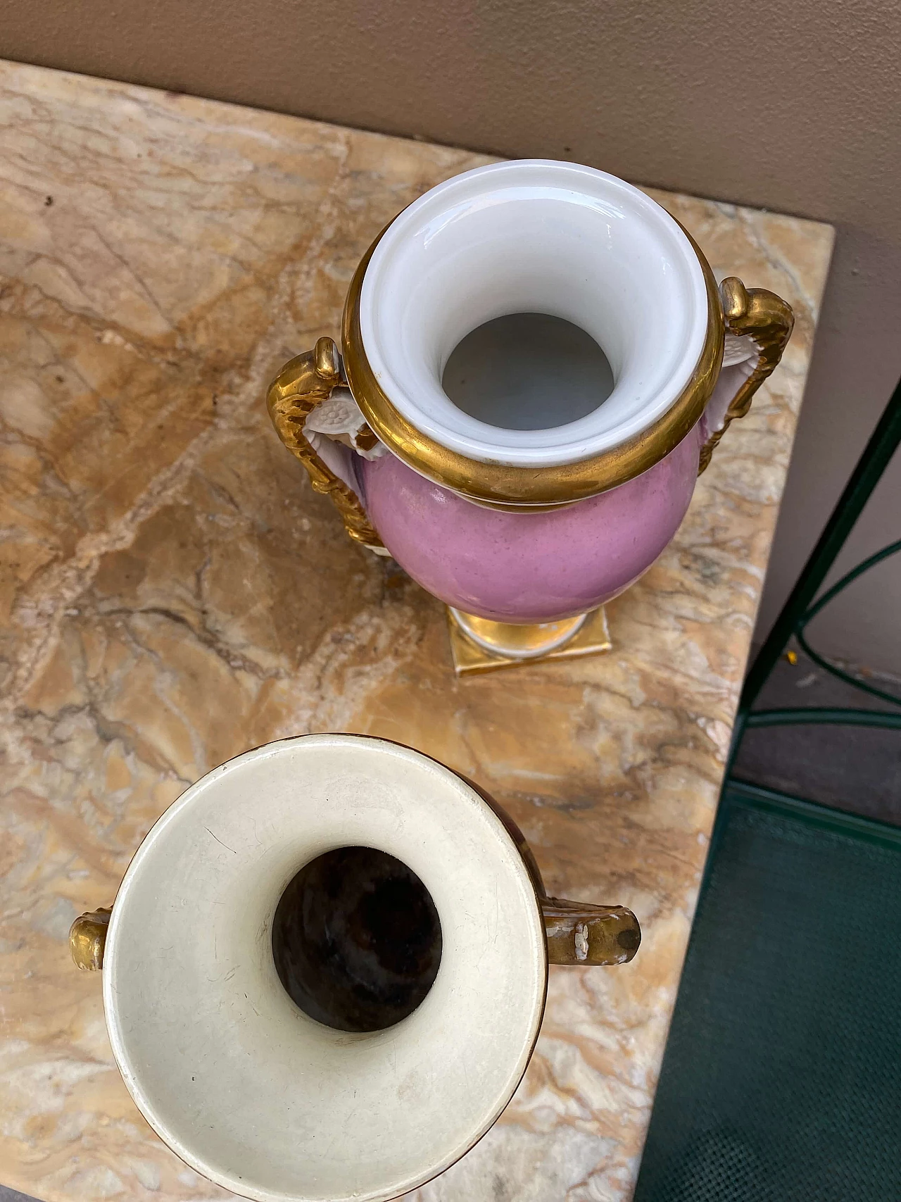 Coppia di vasi napoletani, '800 1253710