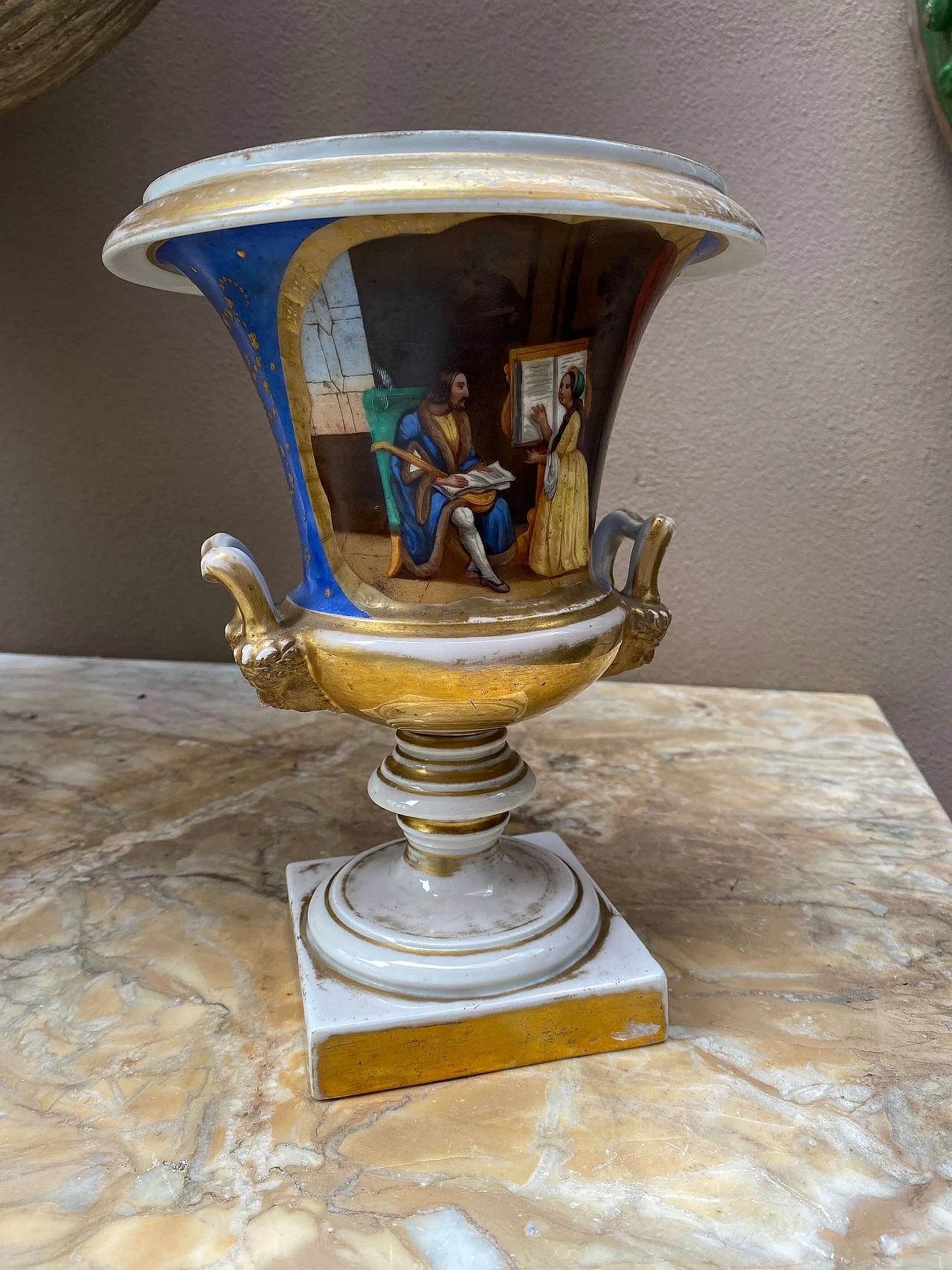 Neapolitan ceramic vase, 19th century 1253719