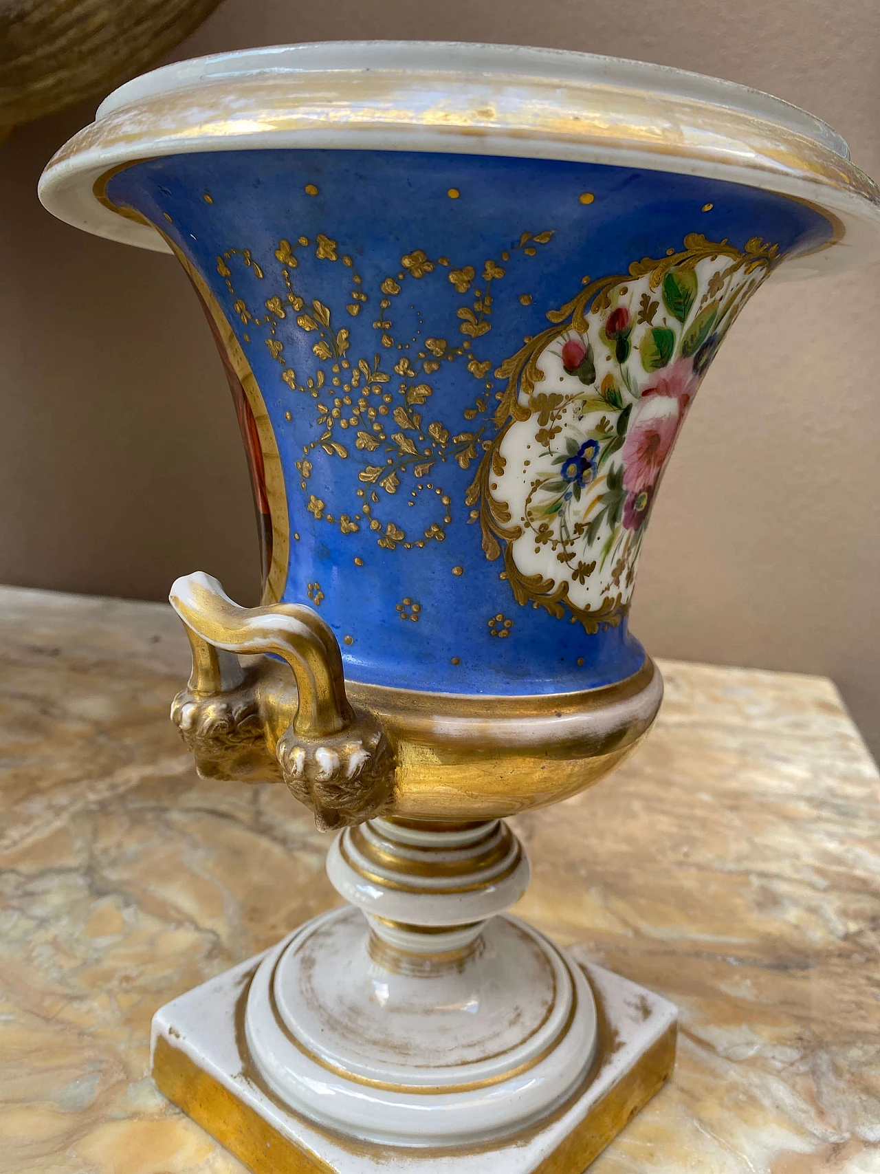 Neapolitan ceramic vase, 19th century 1253720