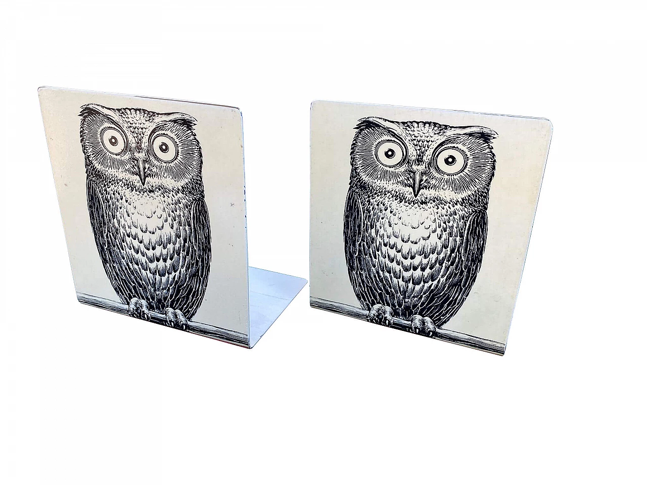Pair of Owl bookends by Piero Fornasetti, 50s 1254127