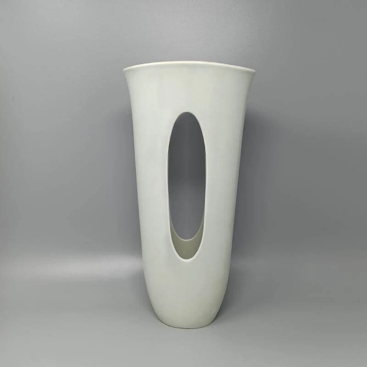 Water-green ceramic vase, 70s 1254175
